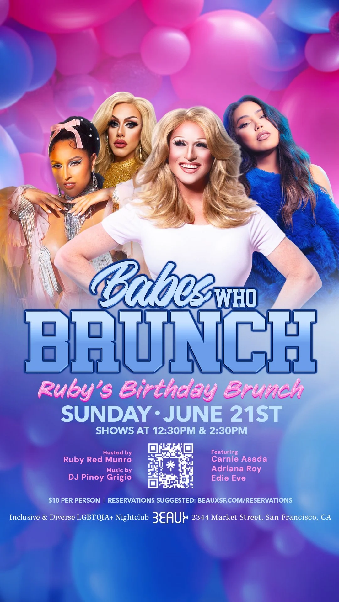 Sunday, June 21: Babes Who Brunch (Drag Brunch)