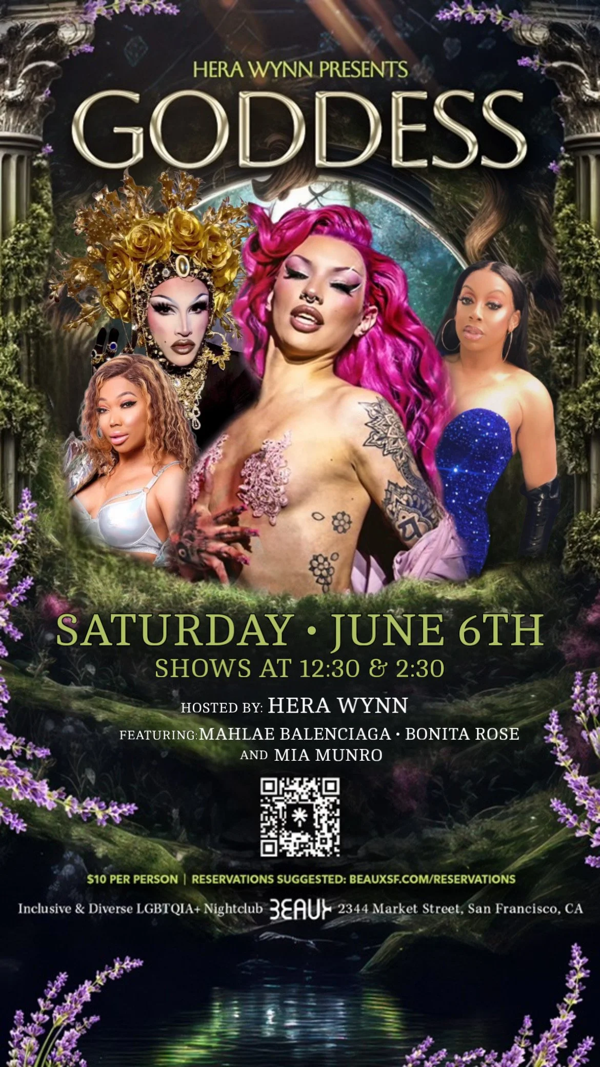 Saturday, June 6: Goddess! (Drag Brunch)