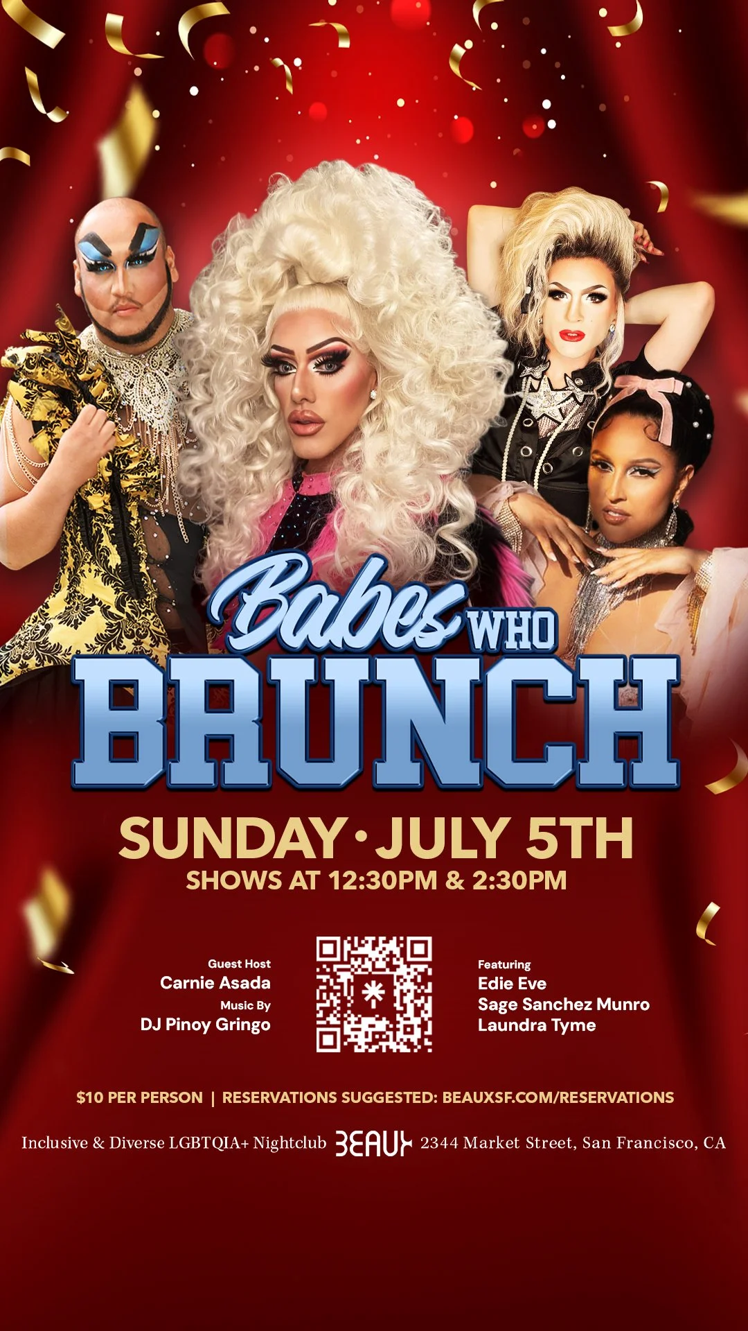 Sunday, July 5: Babes Who Brunch (Drag Brunch)