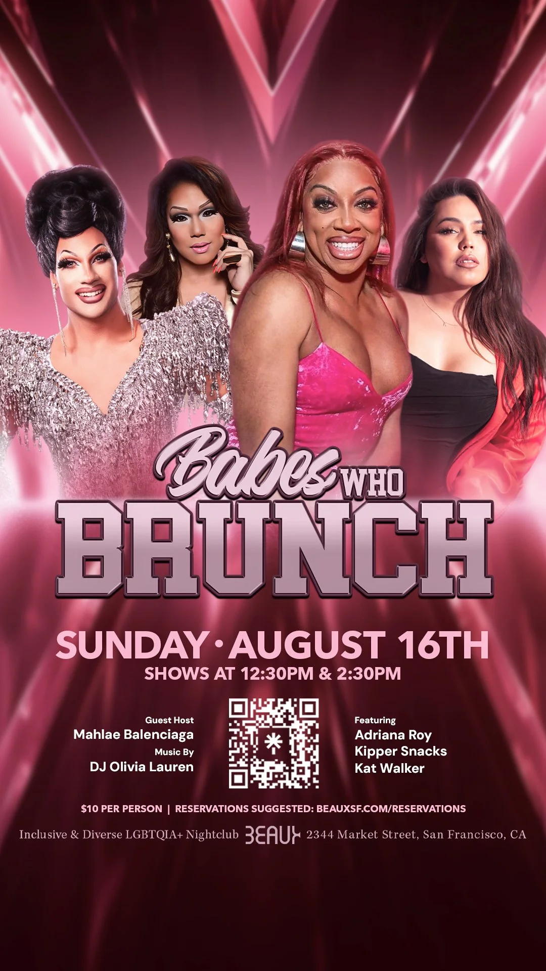 Sunday, August 16: Babes Who Brunch (Drag Brunch)