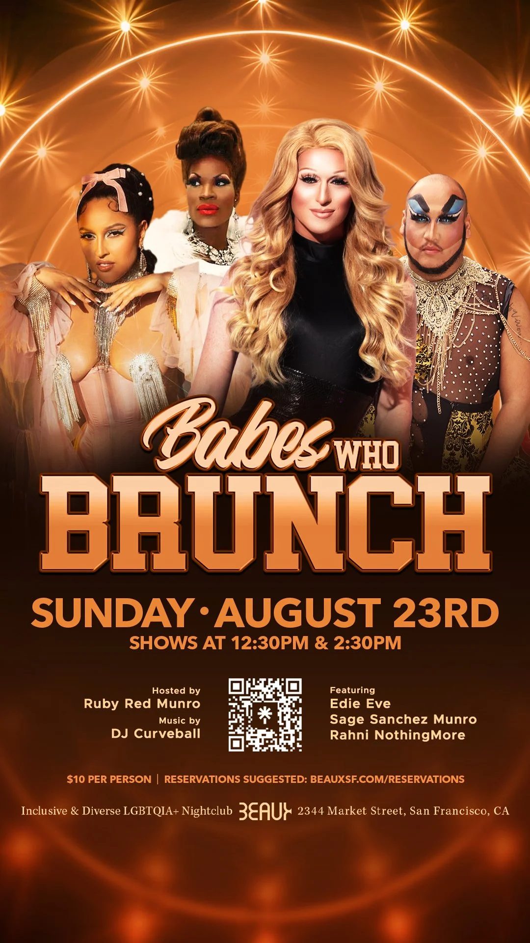Sunday, August 23: Babes Who Brunch (Drag Brunch)