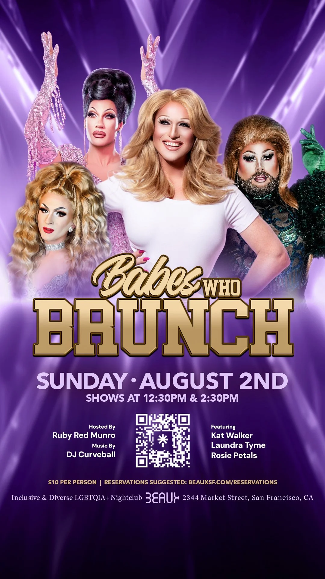 Sunday, August 2: Babes Who Brunch (Drag Brunch)
