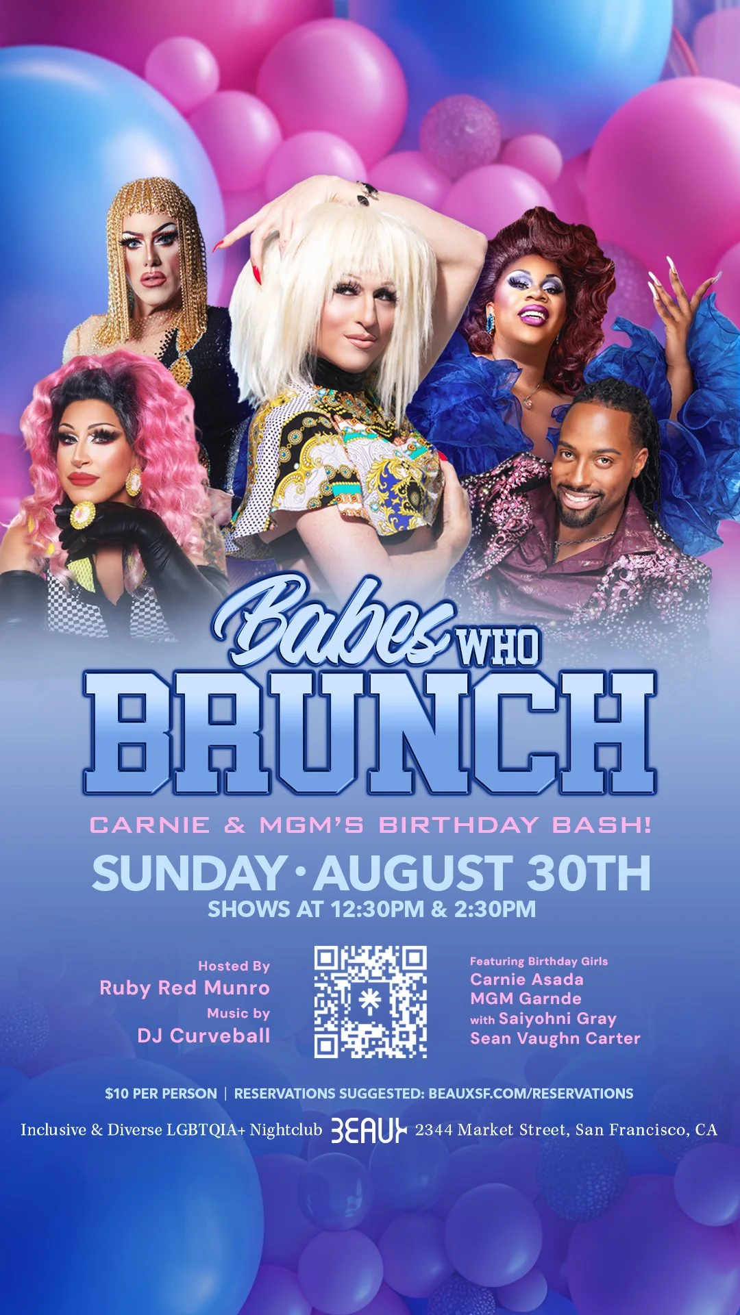 Sunday, August 30: Babes Who Brunch (Drag Brunch)