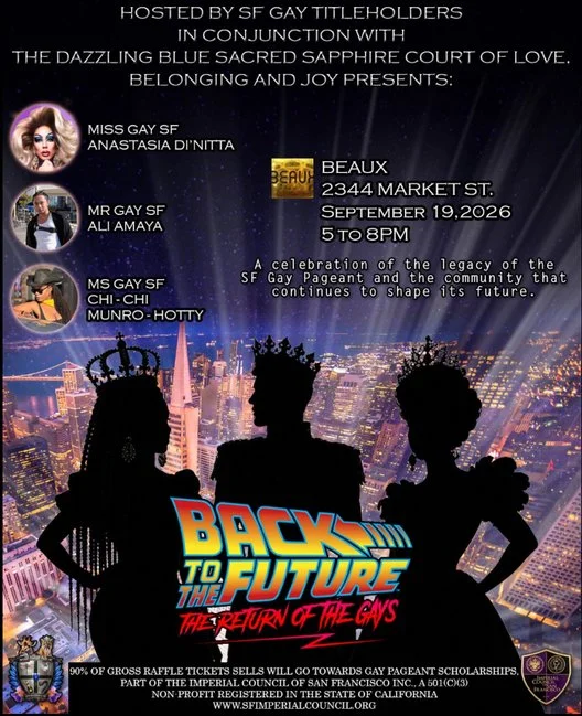 Saturday, September 19: Back to the Future: The Return of the Gays (Midday Fundraiser Event)