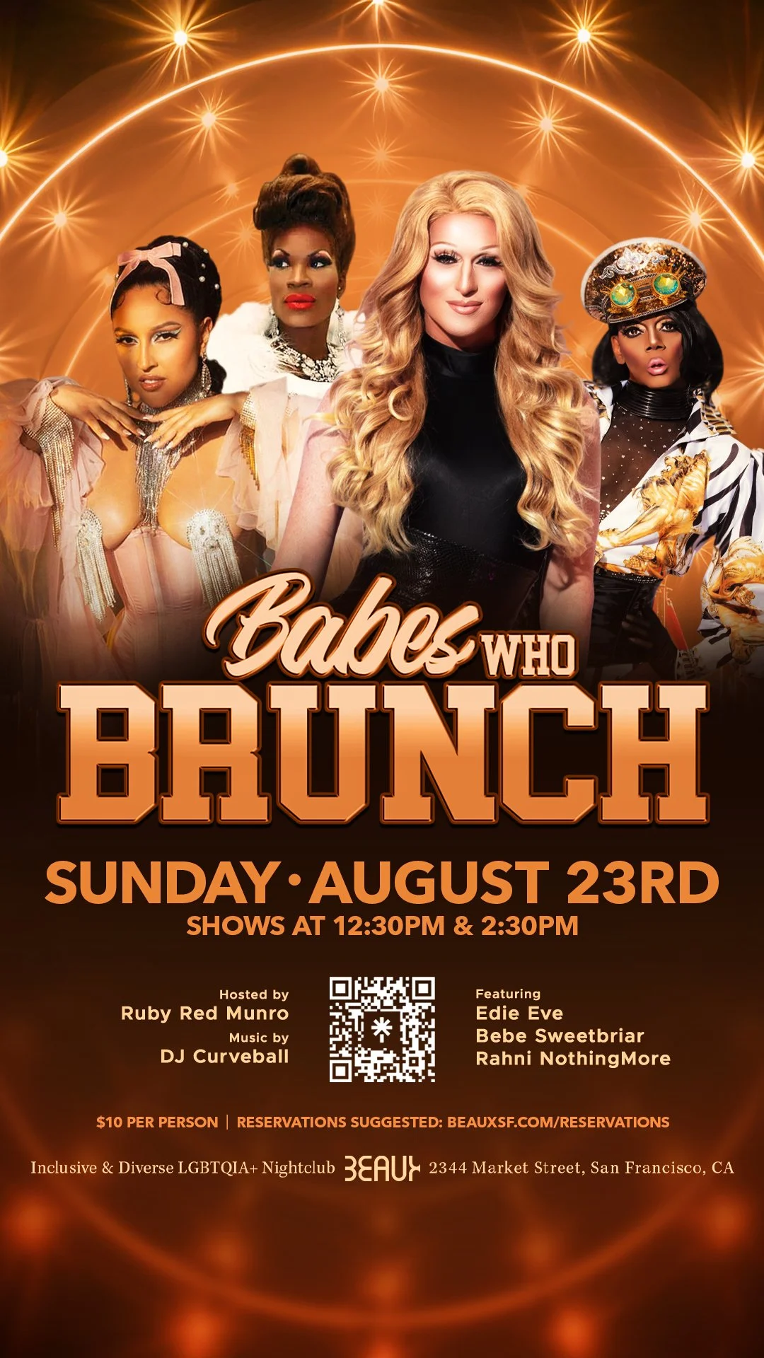 Sunday, August 23: Babes Who Brunch (Drag Brunch)
