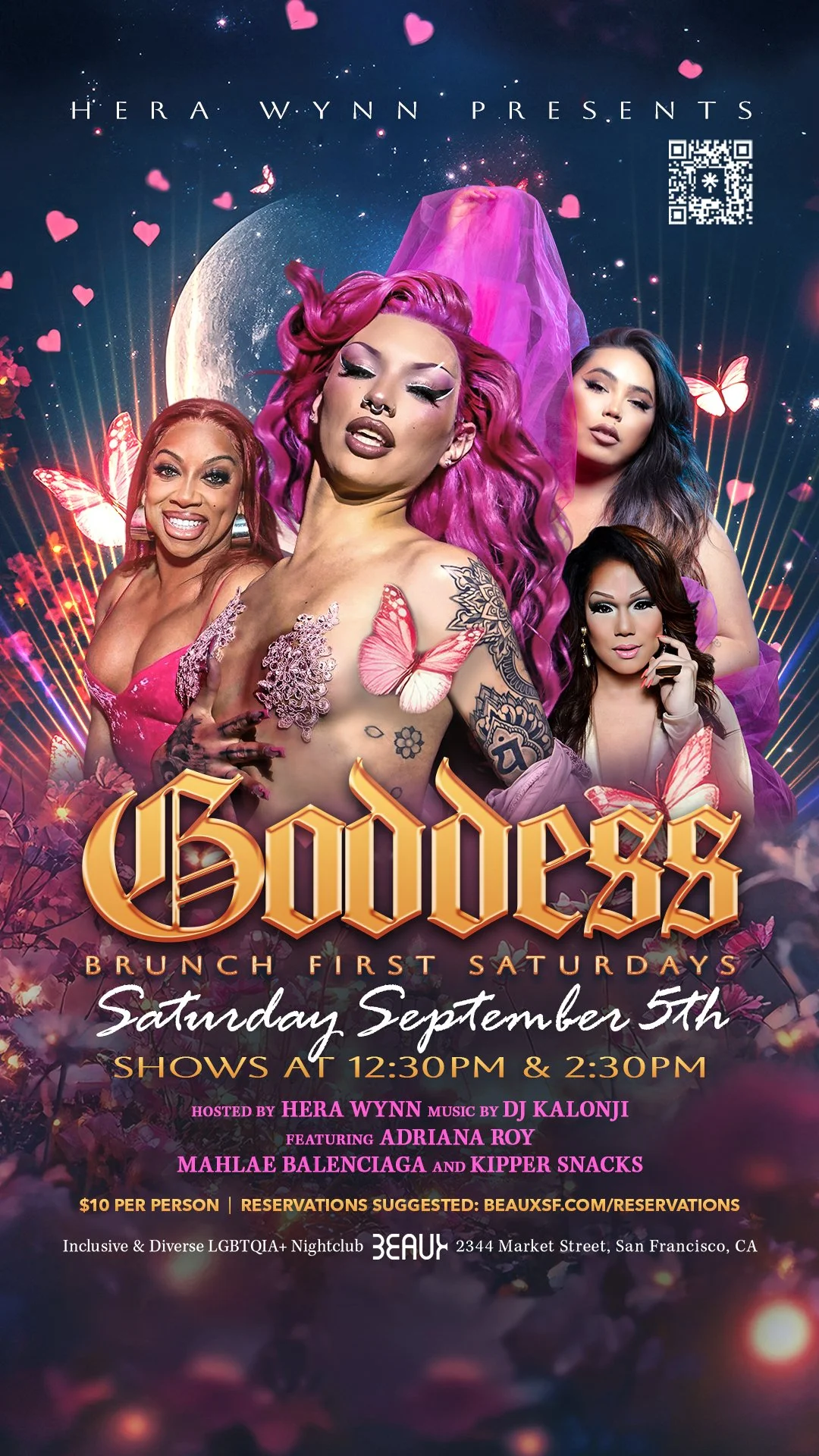 GODDESS (Drag Brunch) *LABOR DAY WEEKEND*