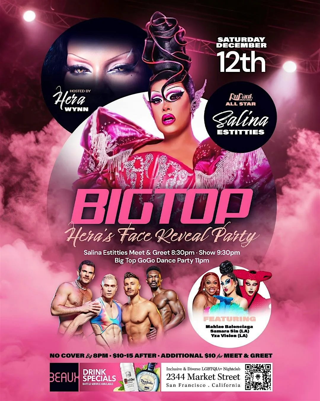 SALINA ESTITTIES @ Big Top Saturdays