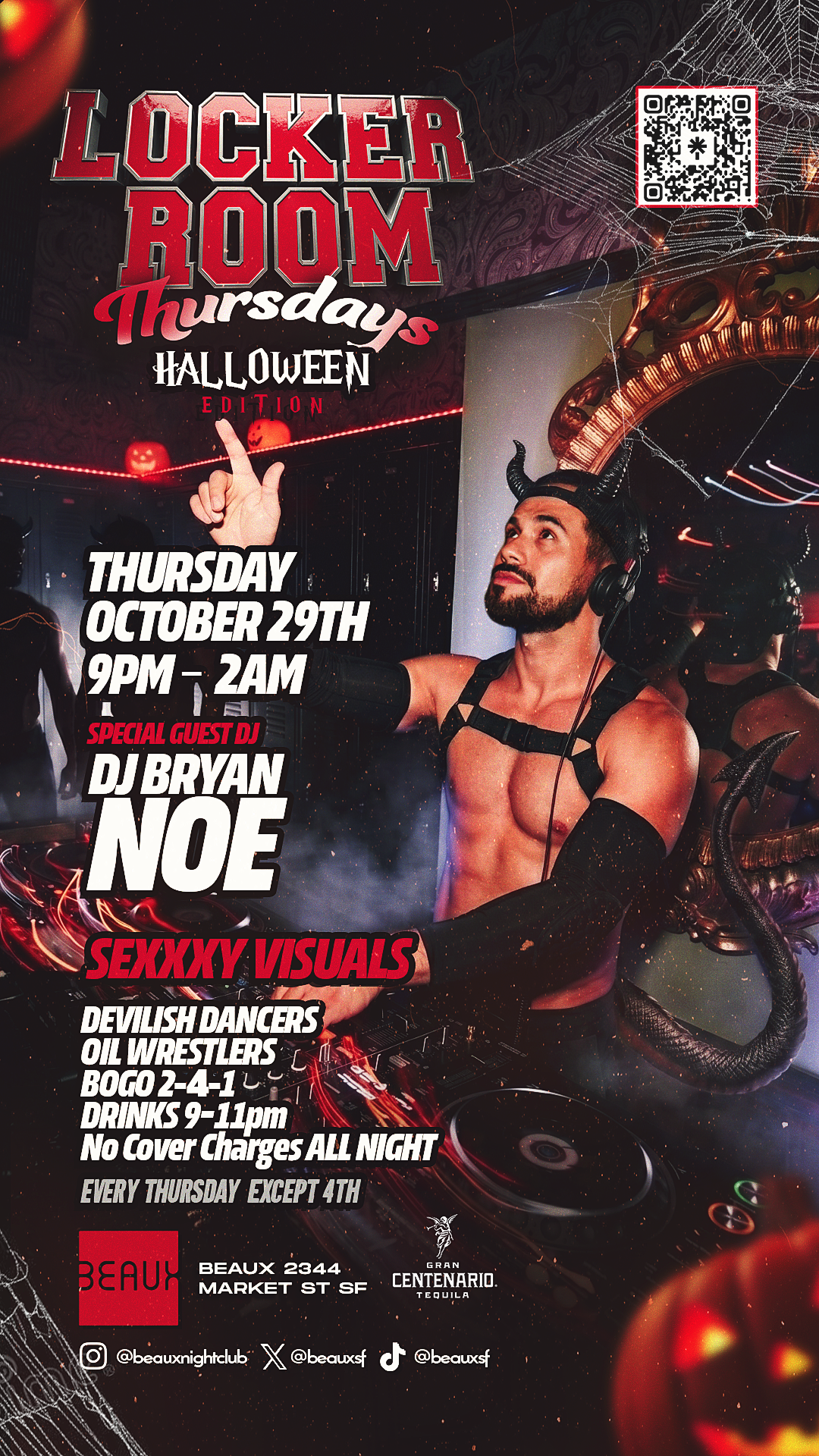 “LOCKER ROOM” Thursdays : HALLOWEEN EDITION
