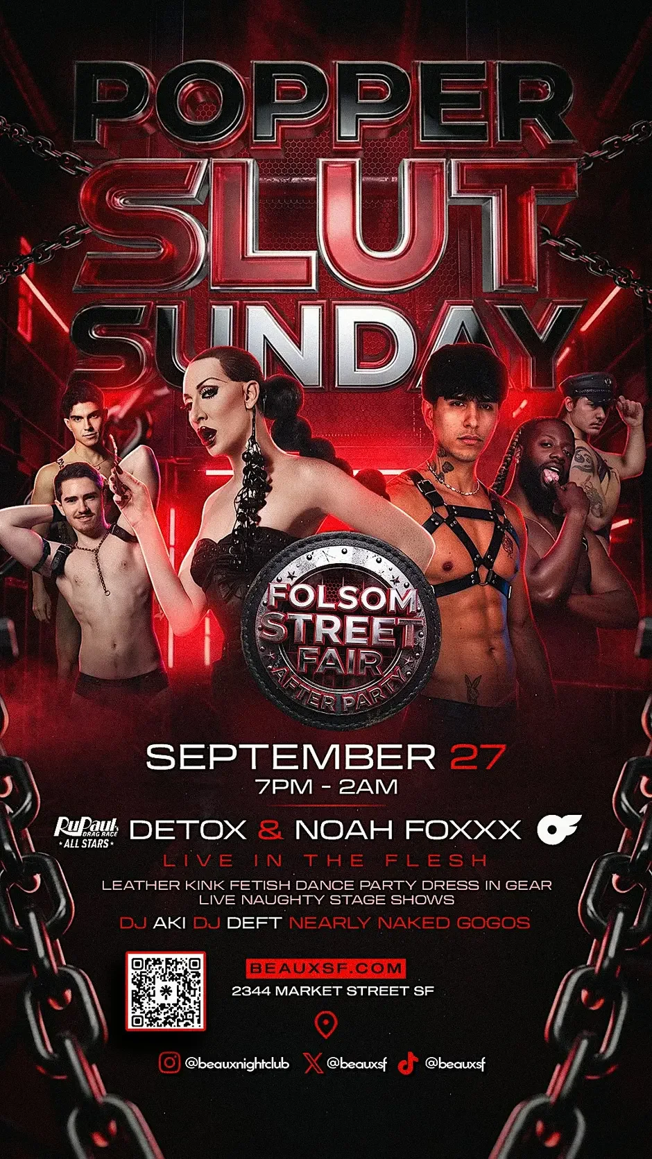 DETOX @ Popper Slut Sundays *FOLSOM ST FAIR*