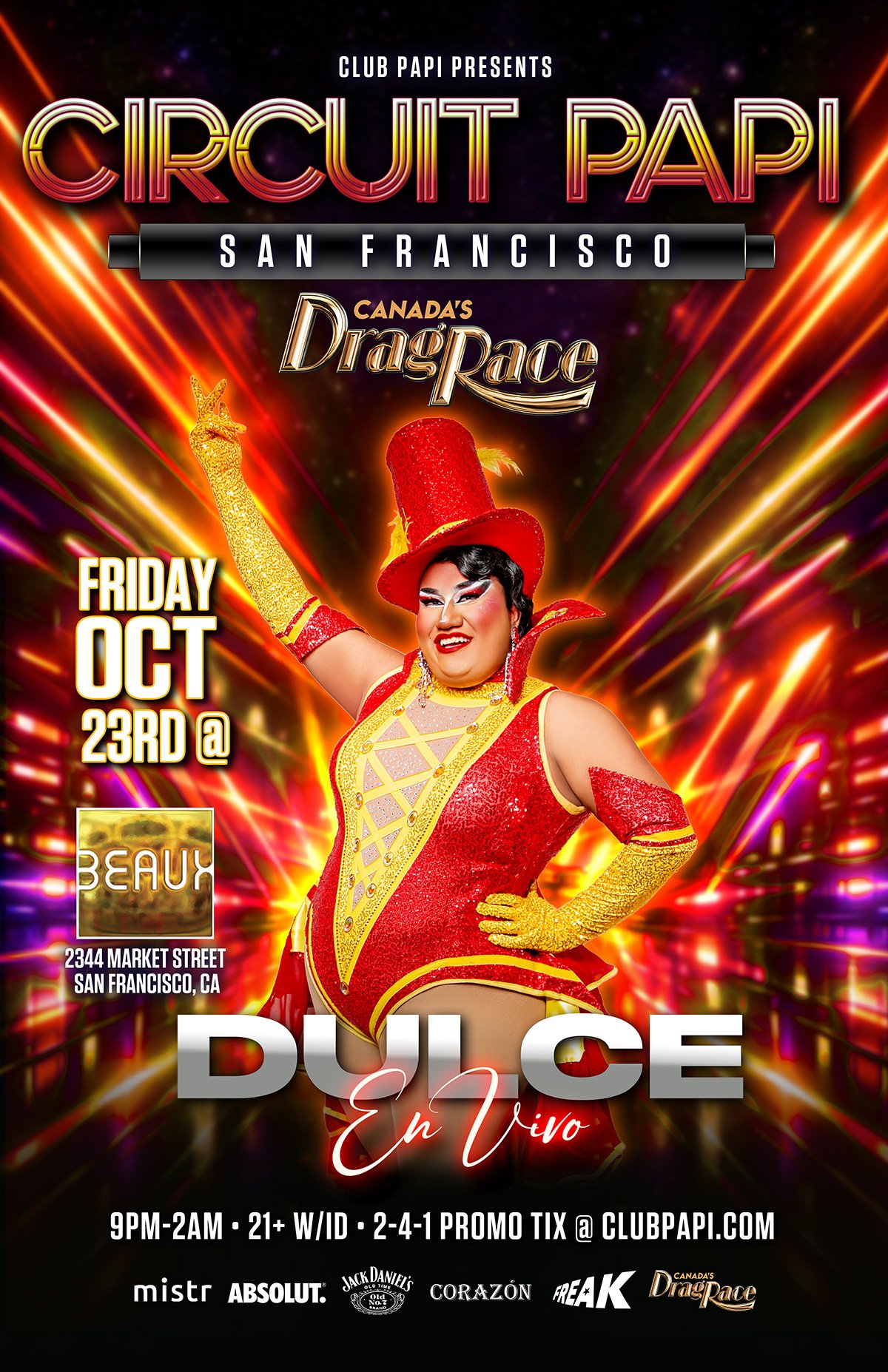 CIRCUIT PAPI w/DJ VERENZUELA & RPDR Canada Star "DULCE" (Latin Night)