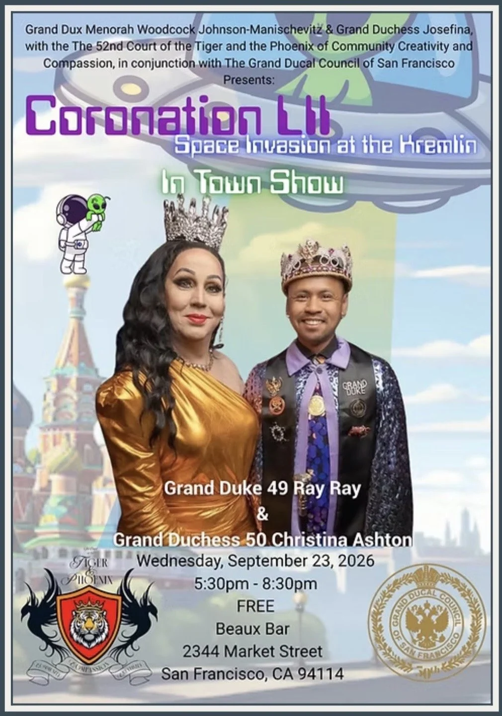 Ducal Court In Town Show (Happy Hour Event)