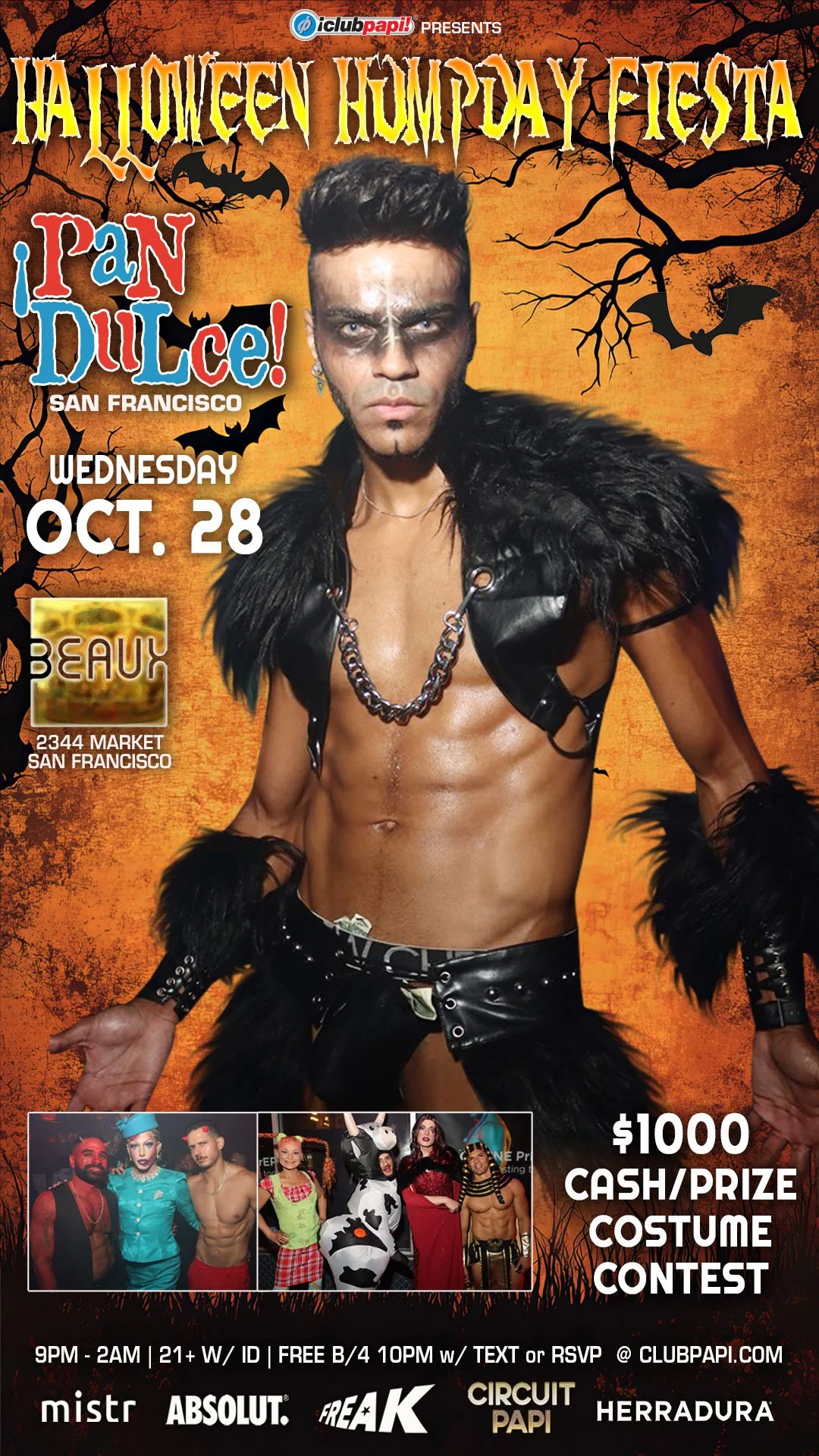 Pan Dulce Wednesdays: Halloween Humpday Fiesta (Latin Night)