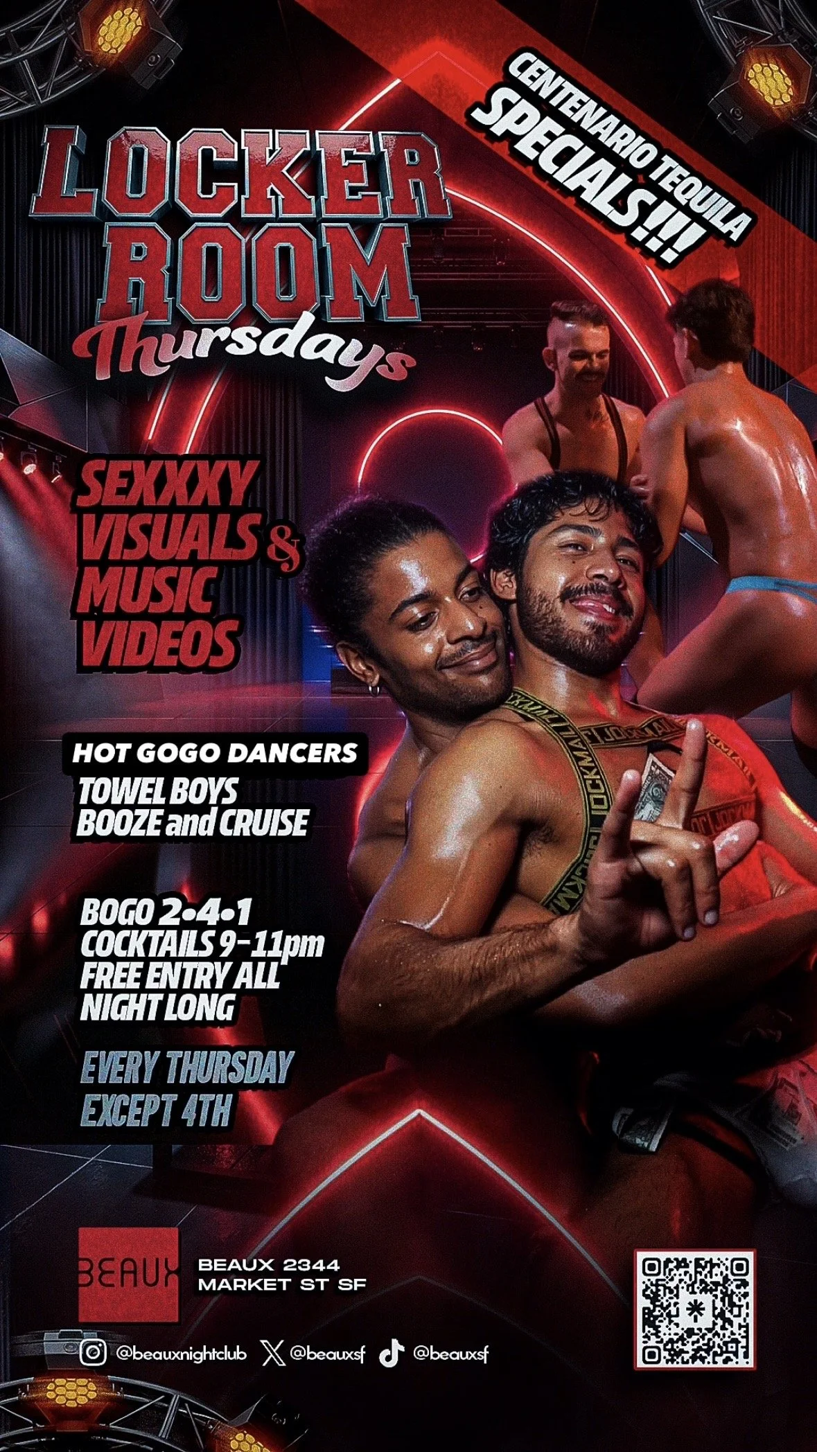 LOCKER ROOM" Thursdays (GoGo + Dance Party)