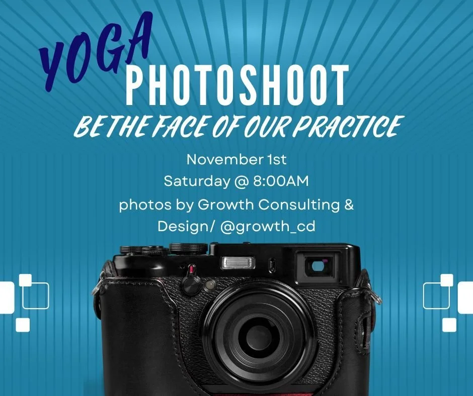 We’re capturing the real beauty of real people — and we want you to be part of it. On Saturday, November 1st, our class will feature a professional photoshoot to help us with marketing using our yoga community in action. 
✨ Whether you&r