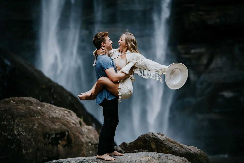 Junkyard and Waterfall - Taylor + Dalton 