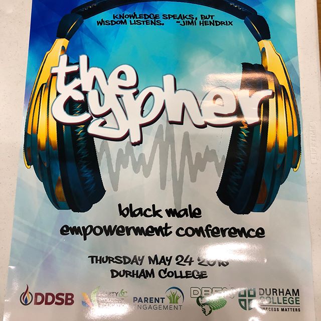 The Wilson Project had a great time today at The 2nd Annual Cypher: Black Male Empowerment Conference at @durhamcollege for students grade 8 to 10. It was a wonderful opportunity to provide insight, engage, and educate youth on the many resources and