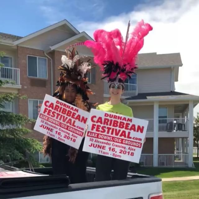 #throwbackthursday to The Brooklin Spring Fair where we got a chance to promote The Durham Caribbean Festival .🏝🎶
.
Come check us out on Saturday June 16th at The Durham Caribbean Festival at Ajax Downs from 11am - 9pm. 🥑🍖☀️Live performances and 