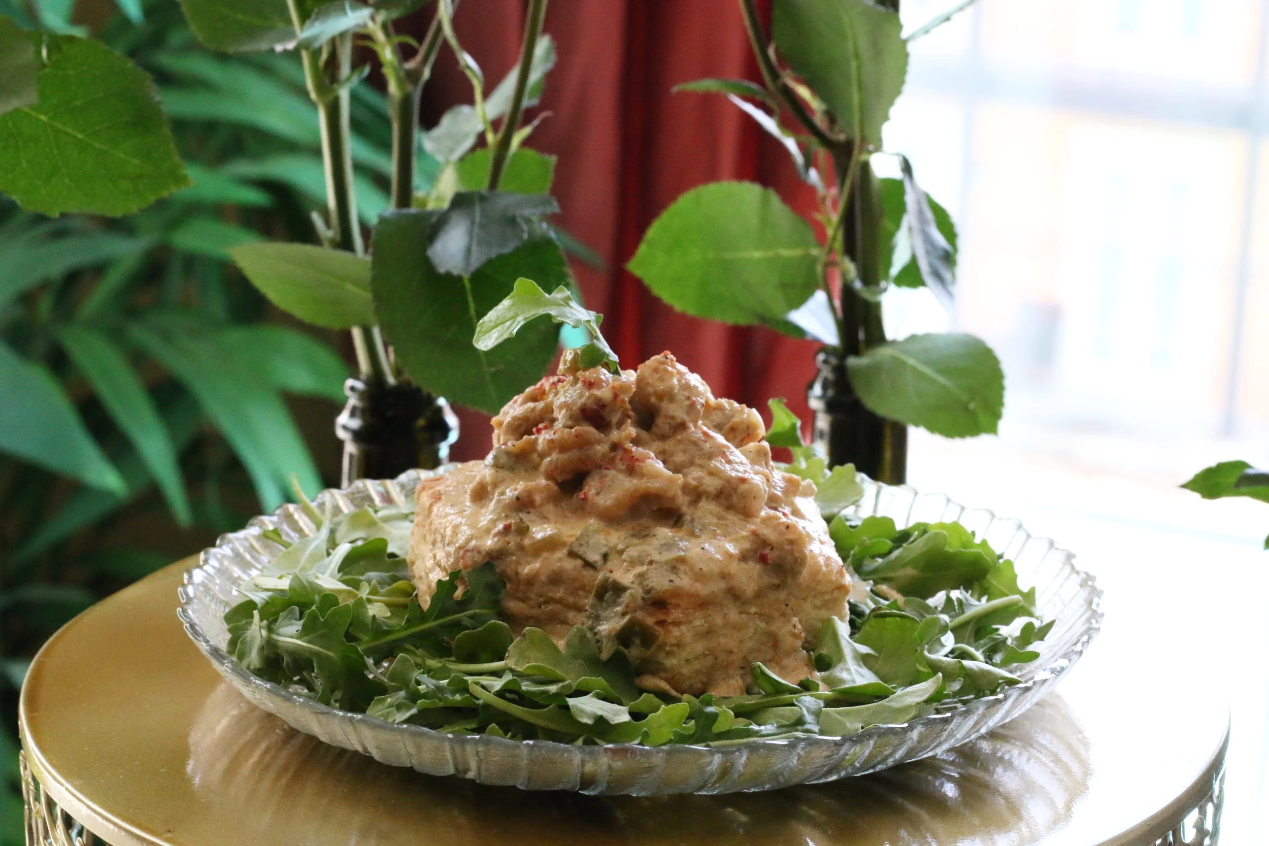 Crawfish Gravy & Biscuit