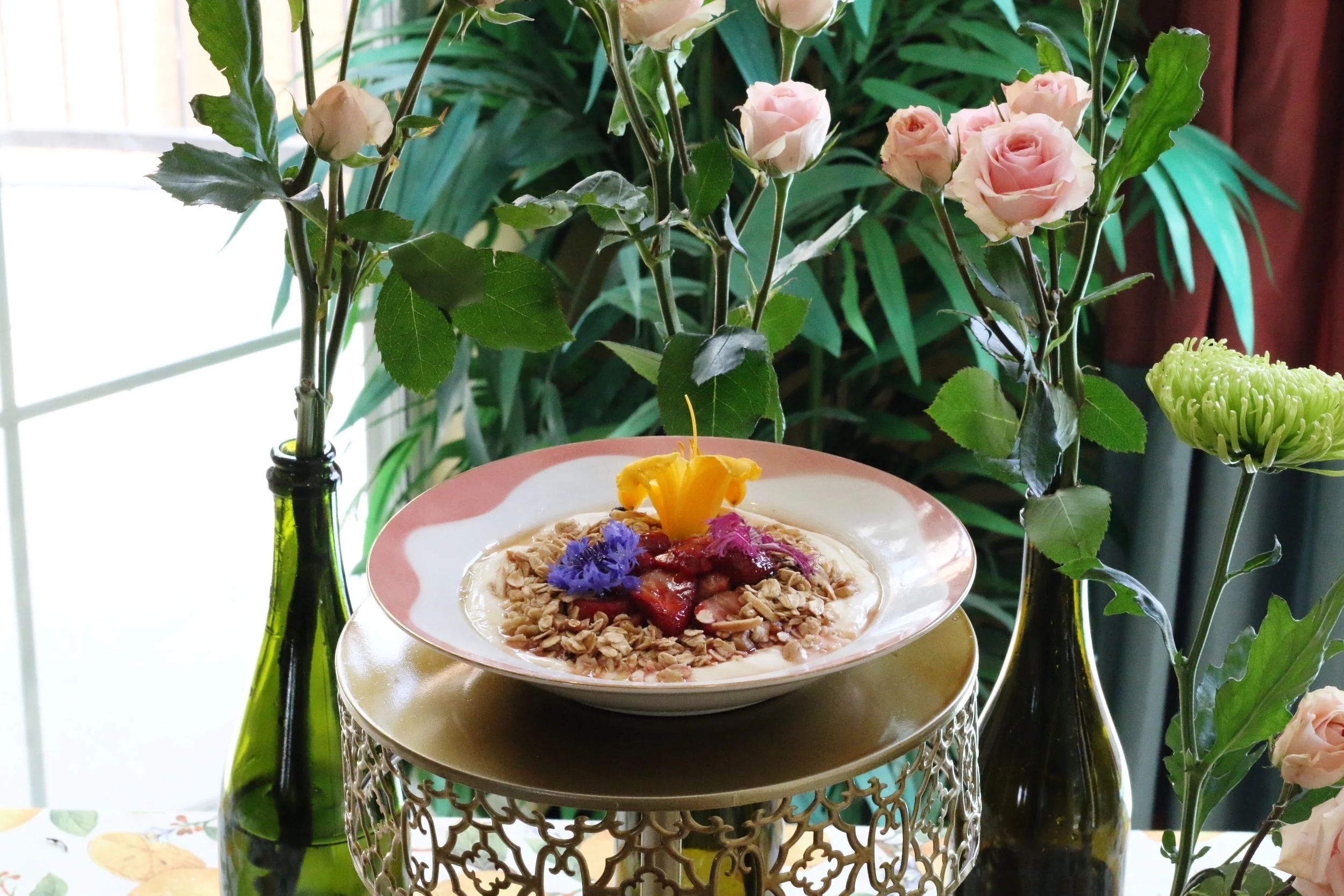 Yogurt Bowl with Fresh Ponchatoula Strawberries