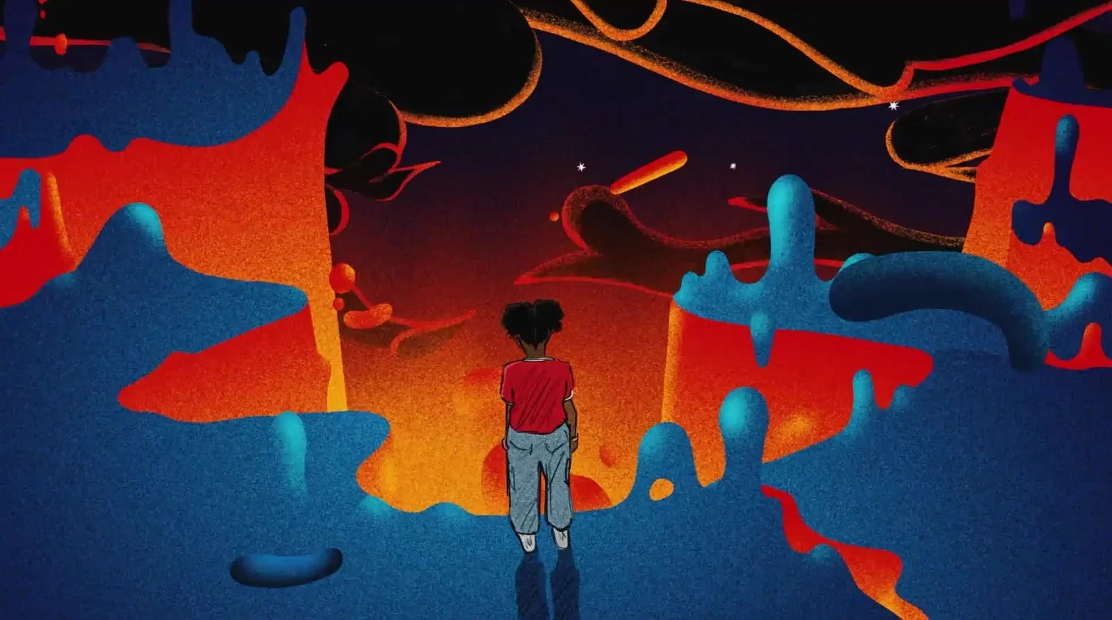 Still from animated short : Amira