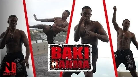 Netflix Anime | How Many BAKI Poses Can Israel Adesanya Do?