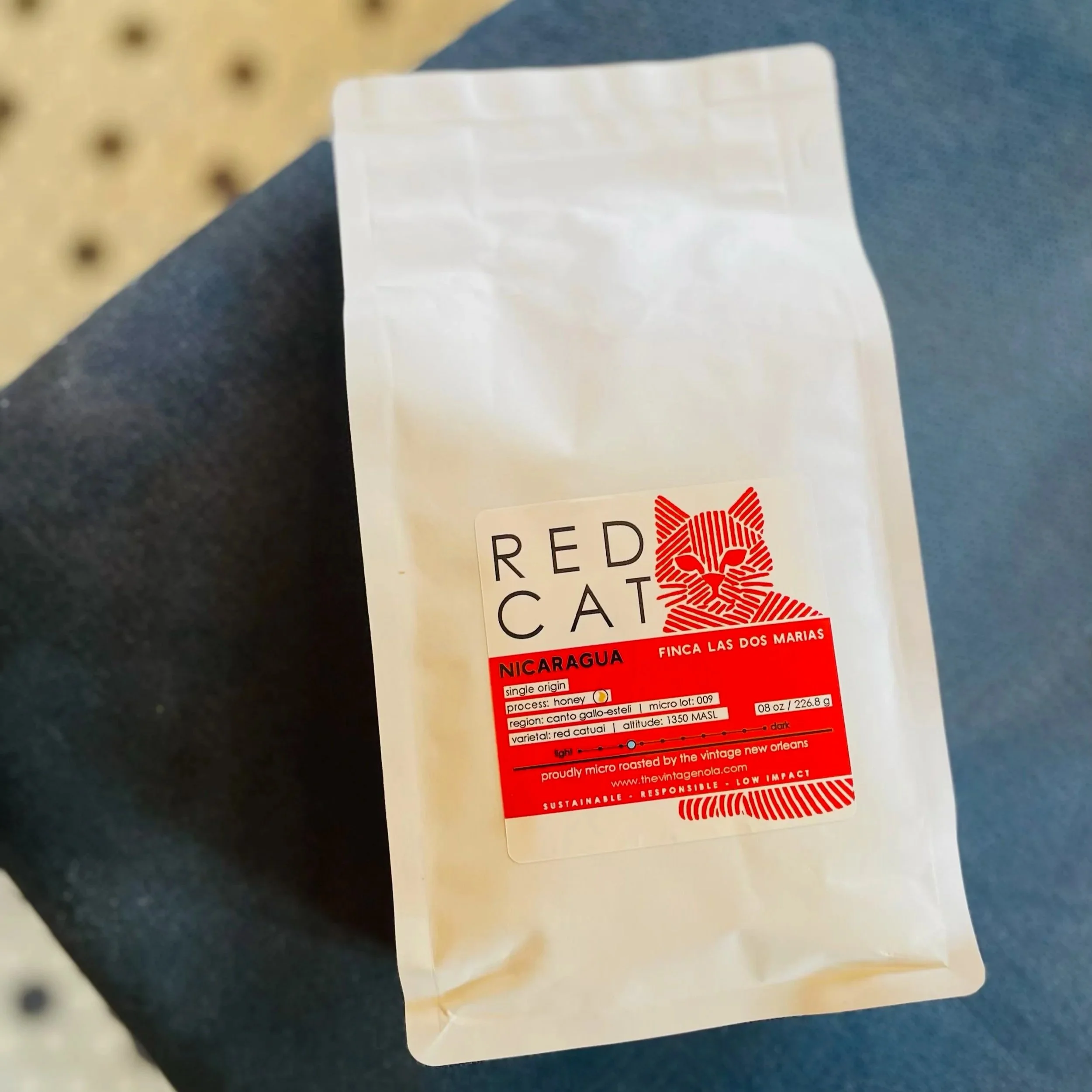 Red Cat Micro Lot Red Catuai from Finca Las Dos Marías, Nicaragua