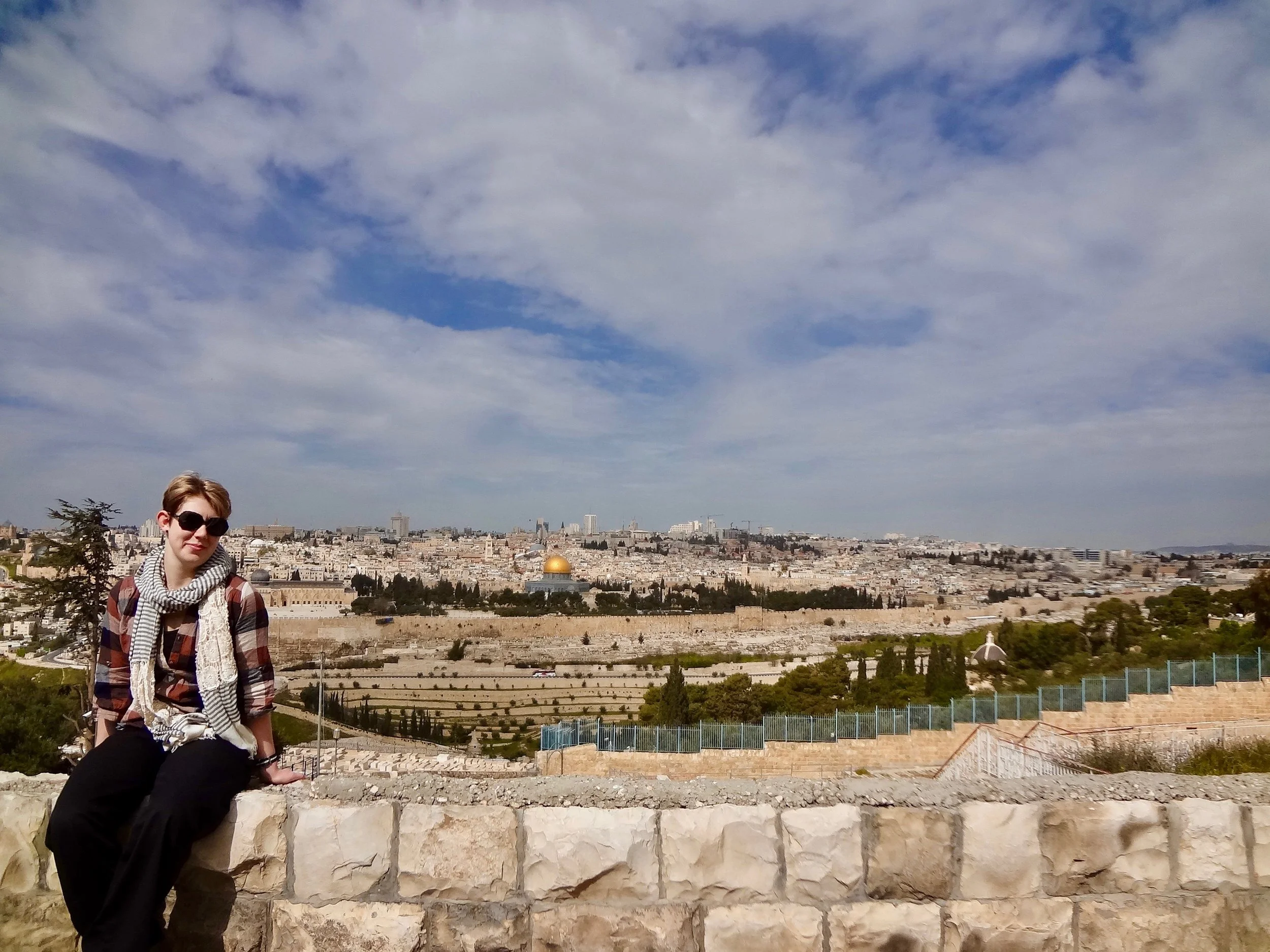 A view of Jerusalem from the Mount of Olives