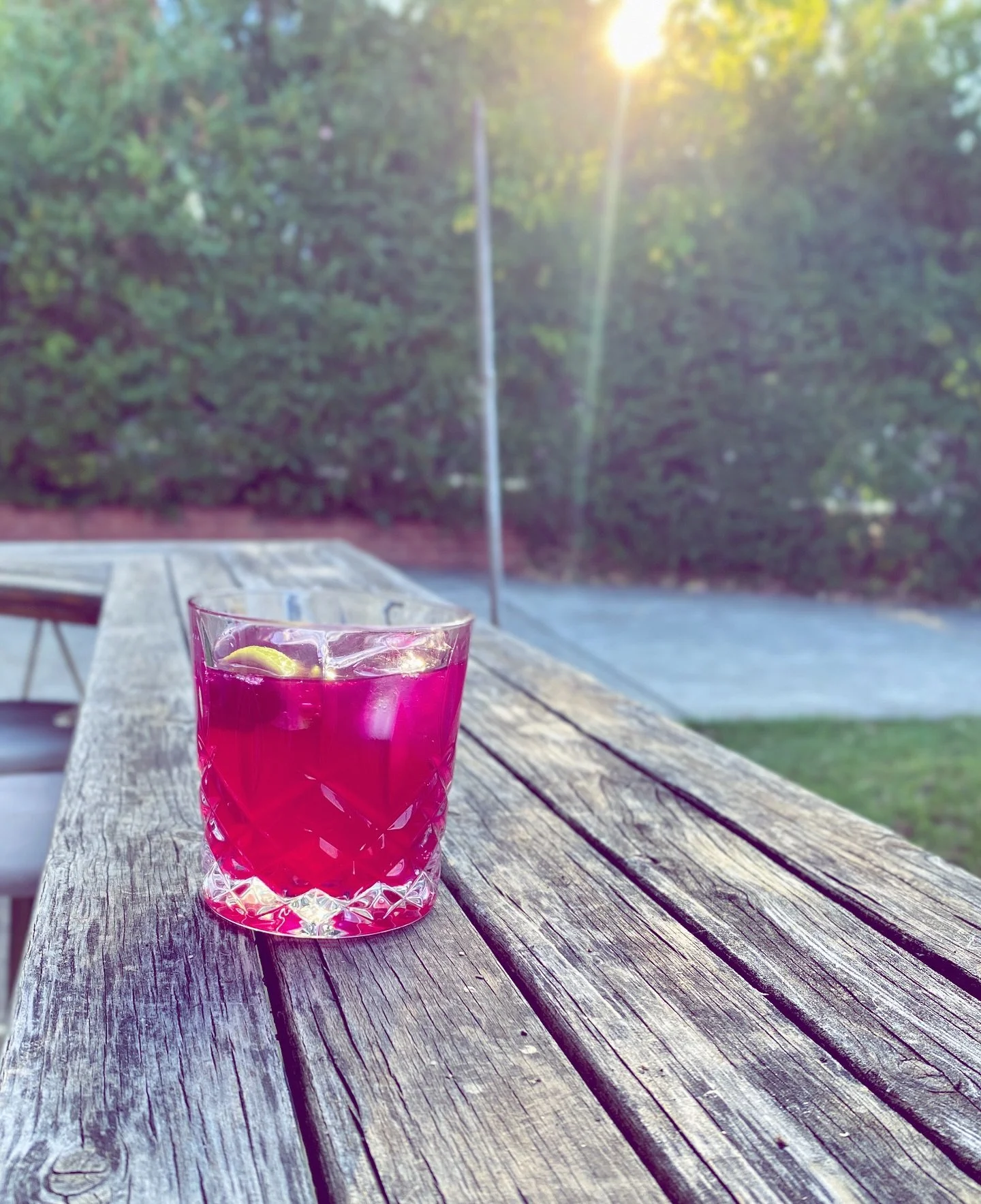 Trying out some fun homemade sodas. Rhubarb, beetroot and ginger on soda with lime. Pretty in pink and pretty damn good.
