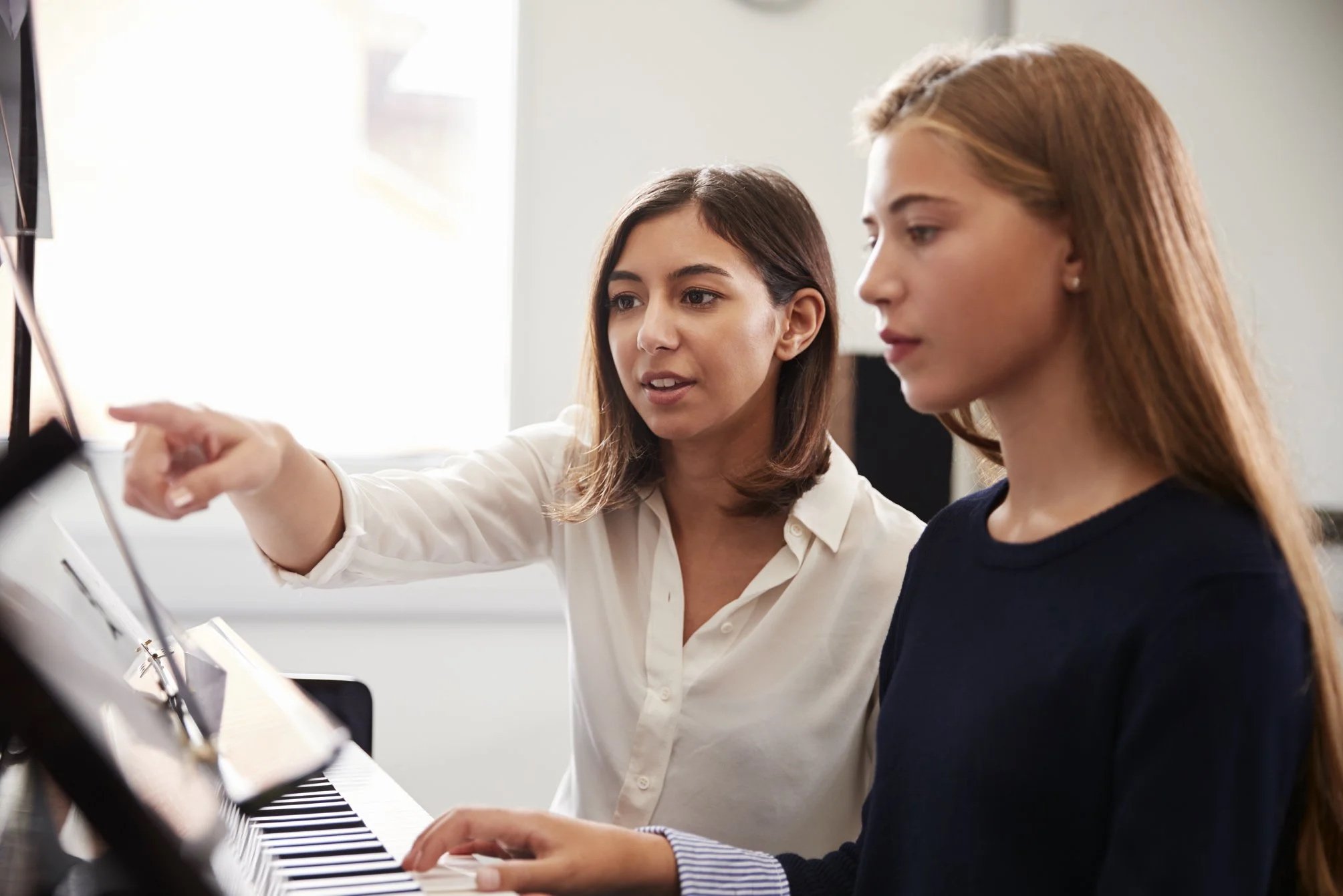 Personalized piano instruction in classical, jazz, pop, theory, reading, improvisation, and favorite songs with master’s-level piano instructors.