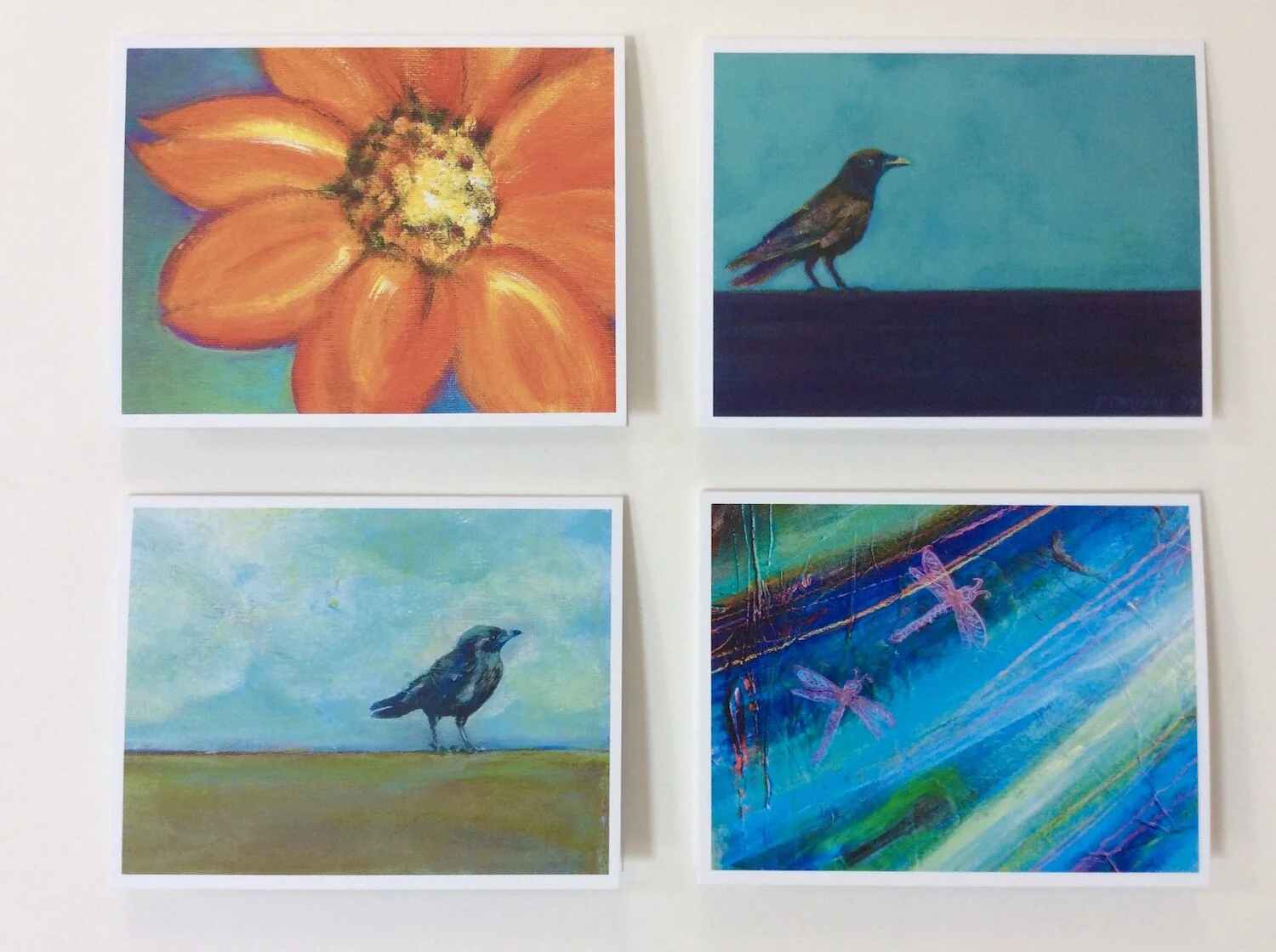 "Garden" greeting card set of 4