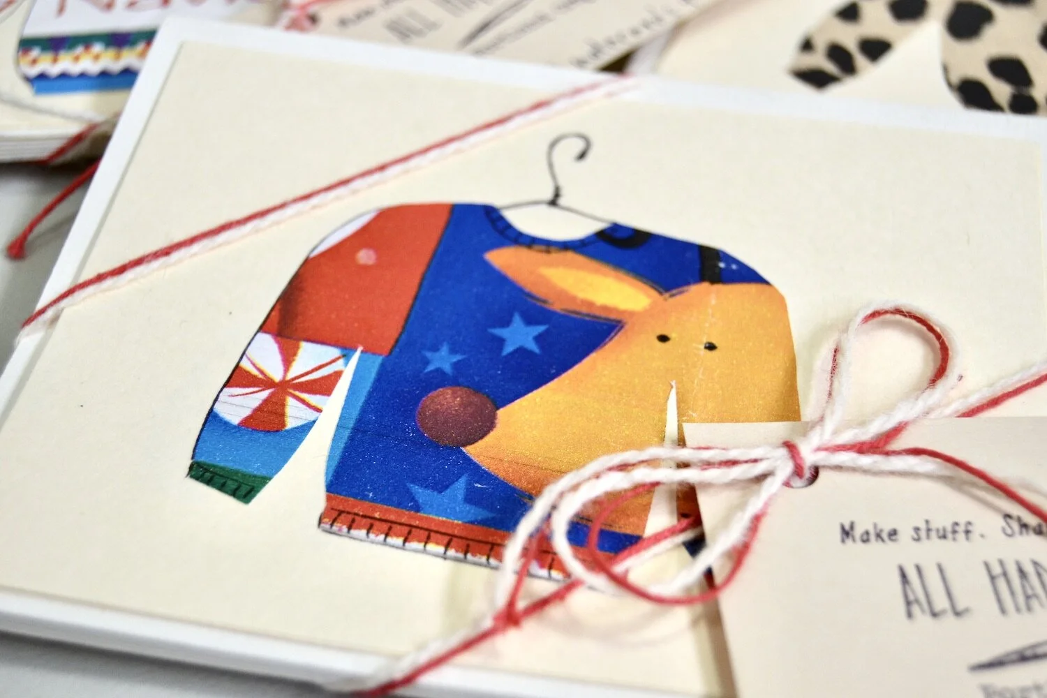 Ugly Sweater Notecards with envelopes