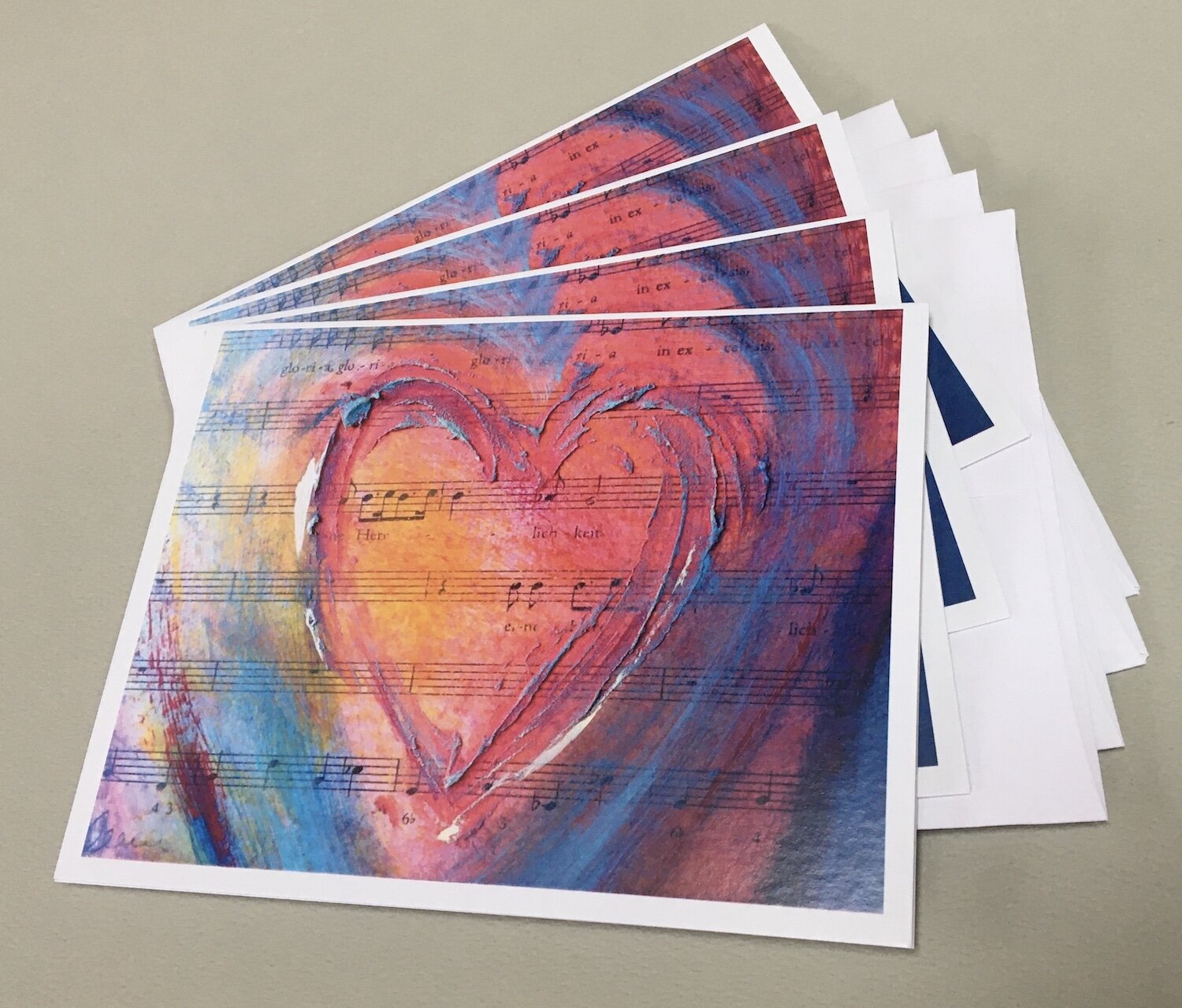 Heart Song greeting cards — All Hands Art