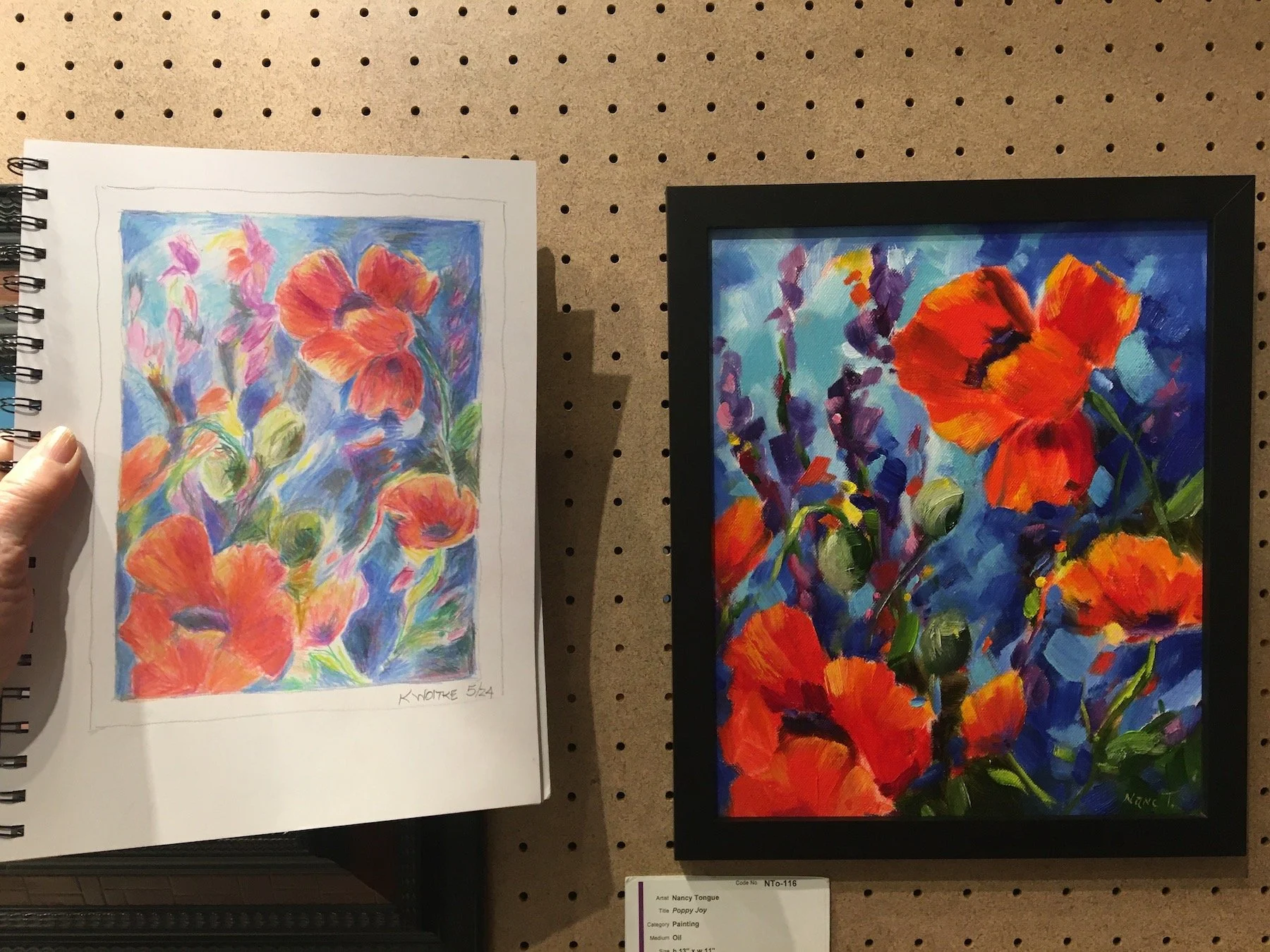 Drawing in Color at the Museum's Rental Sales Gallery - Winter B Session