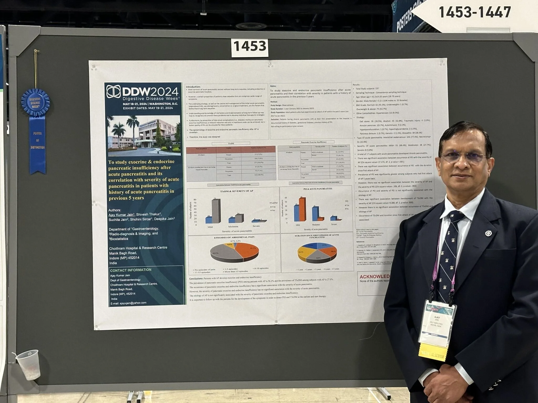 Poster of Distinction at the recently concluded DDW 2024