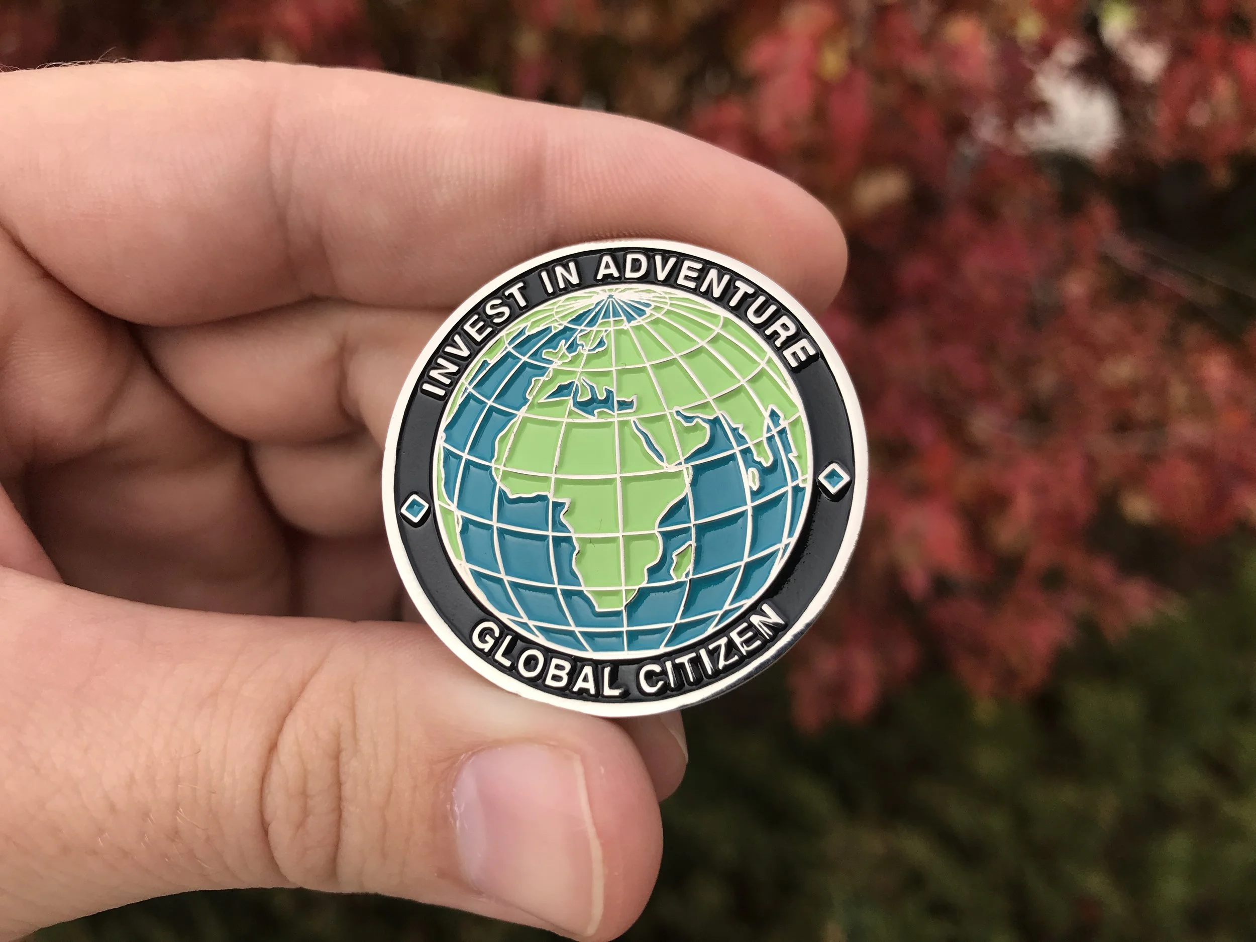 Travel Challenge Coin
