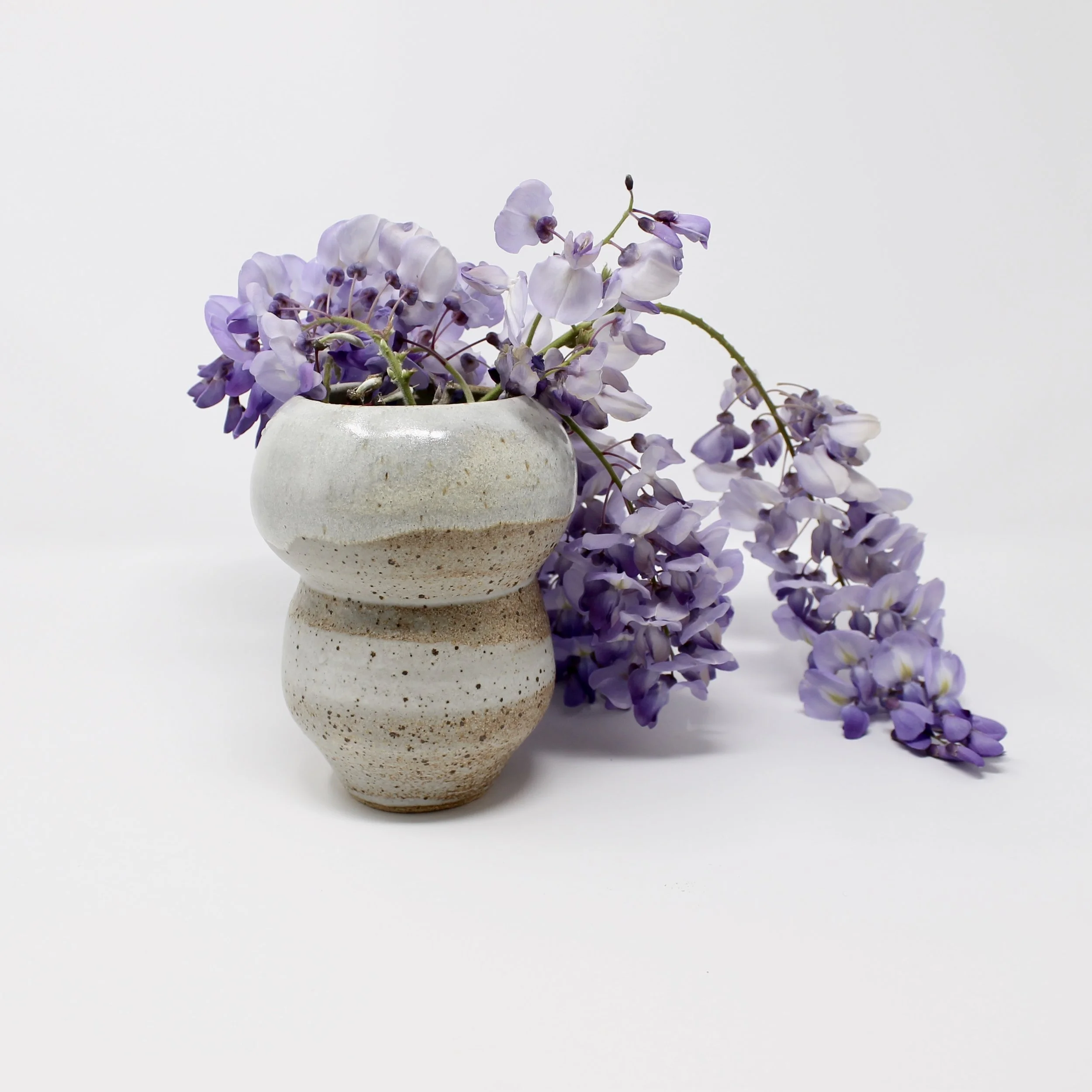 Eggshell orbs vase