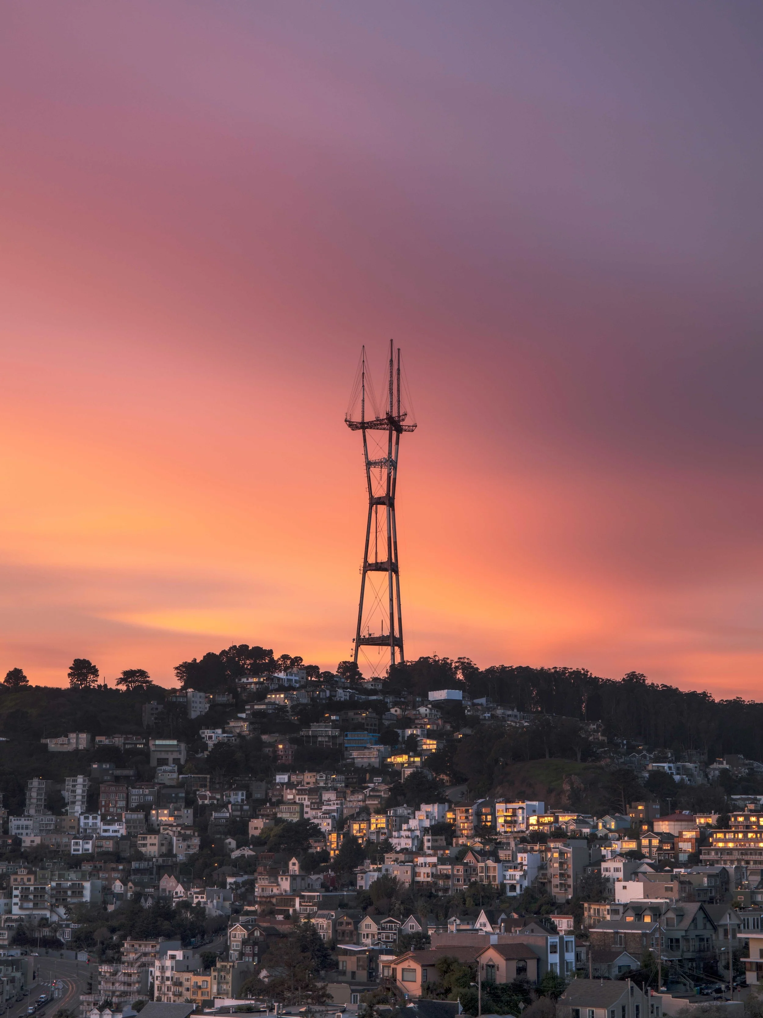 Sutro Tower, Corona Heights