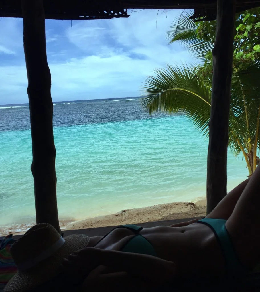 Savaii Samoa Beach fall