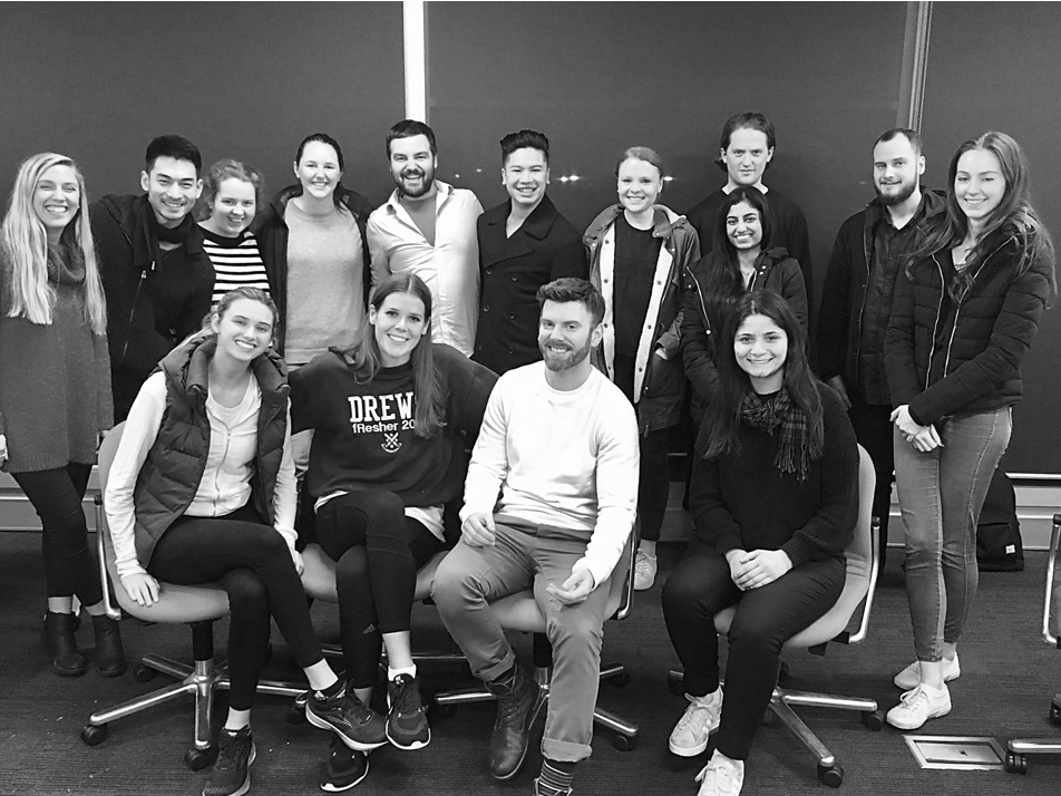 Dr Daly with the students on his course ‘Understanding Democratic Decay Worldwide’