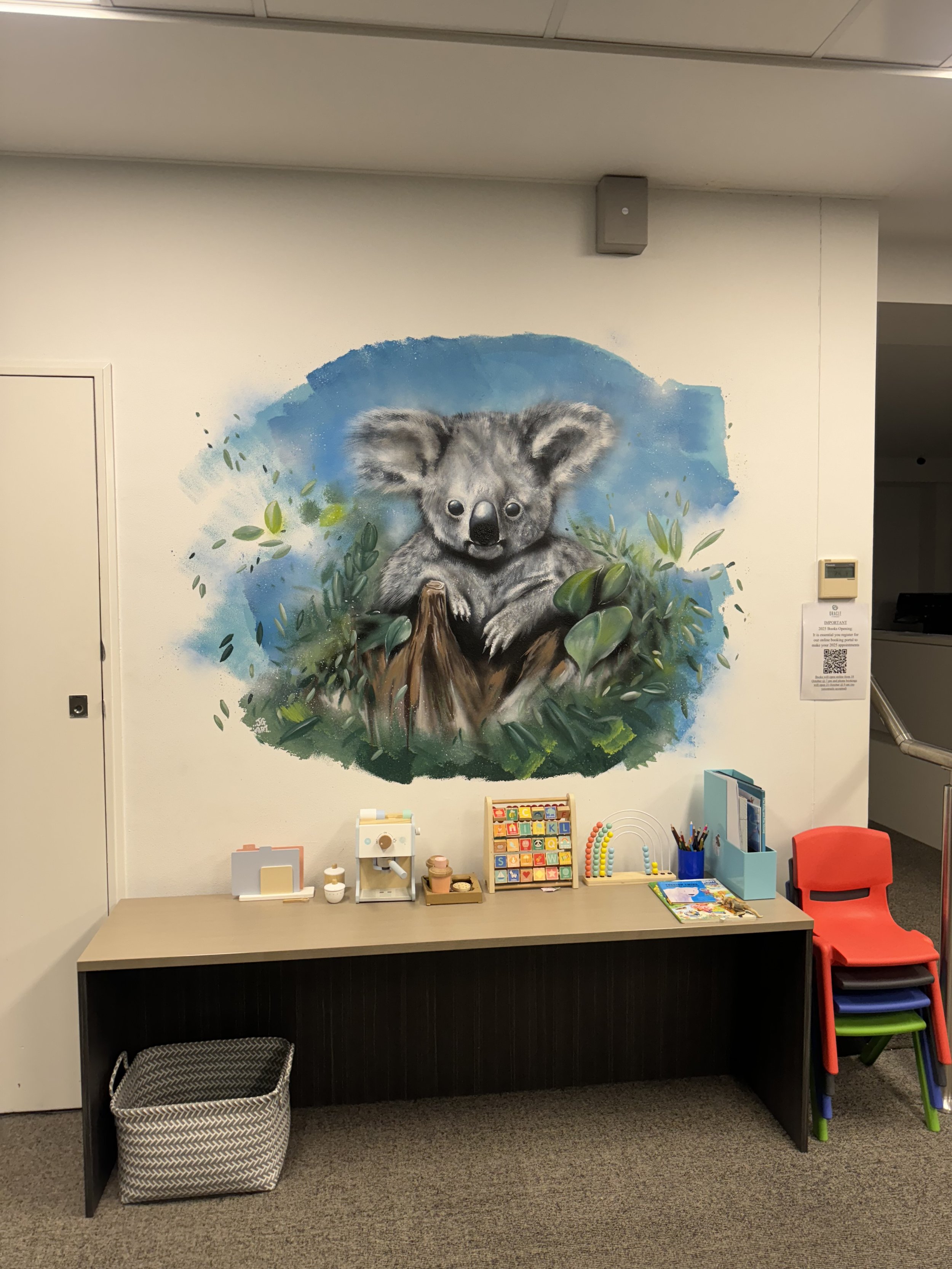 Koala Mural Oracle Psychology