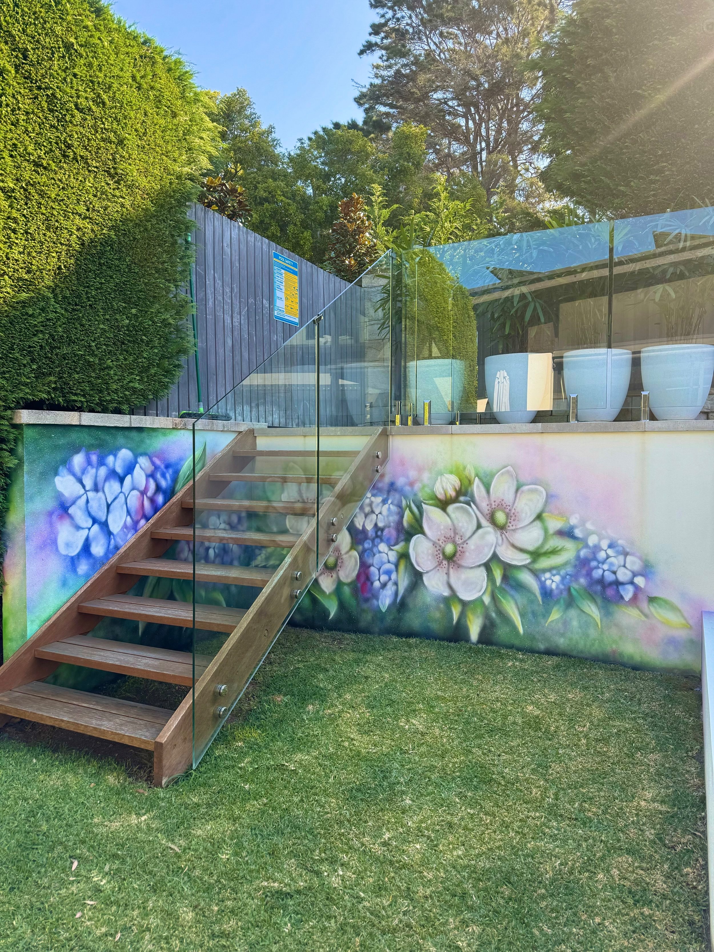Floral Mural Private residence