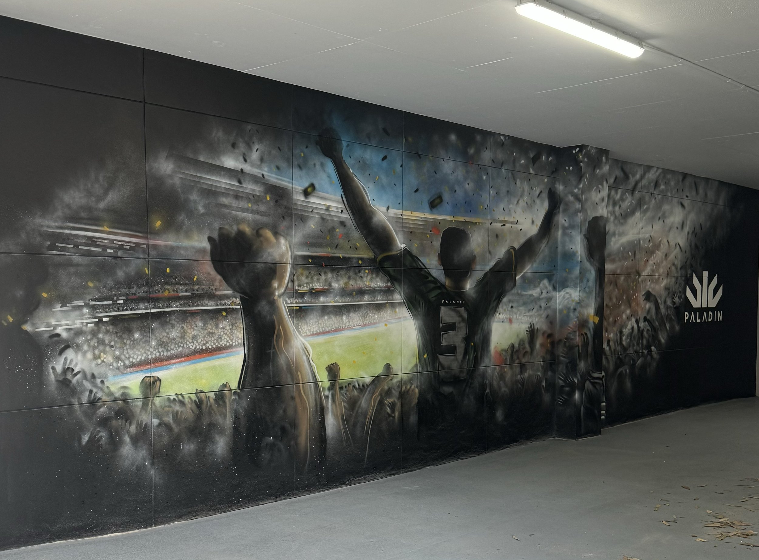 Stadium theme Mural Paladin