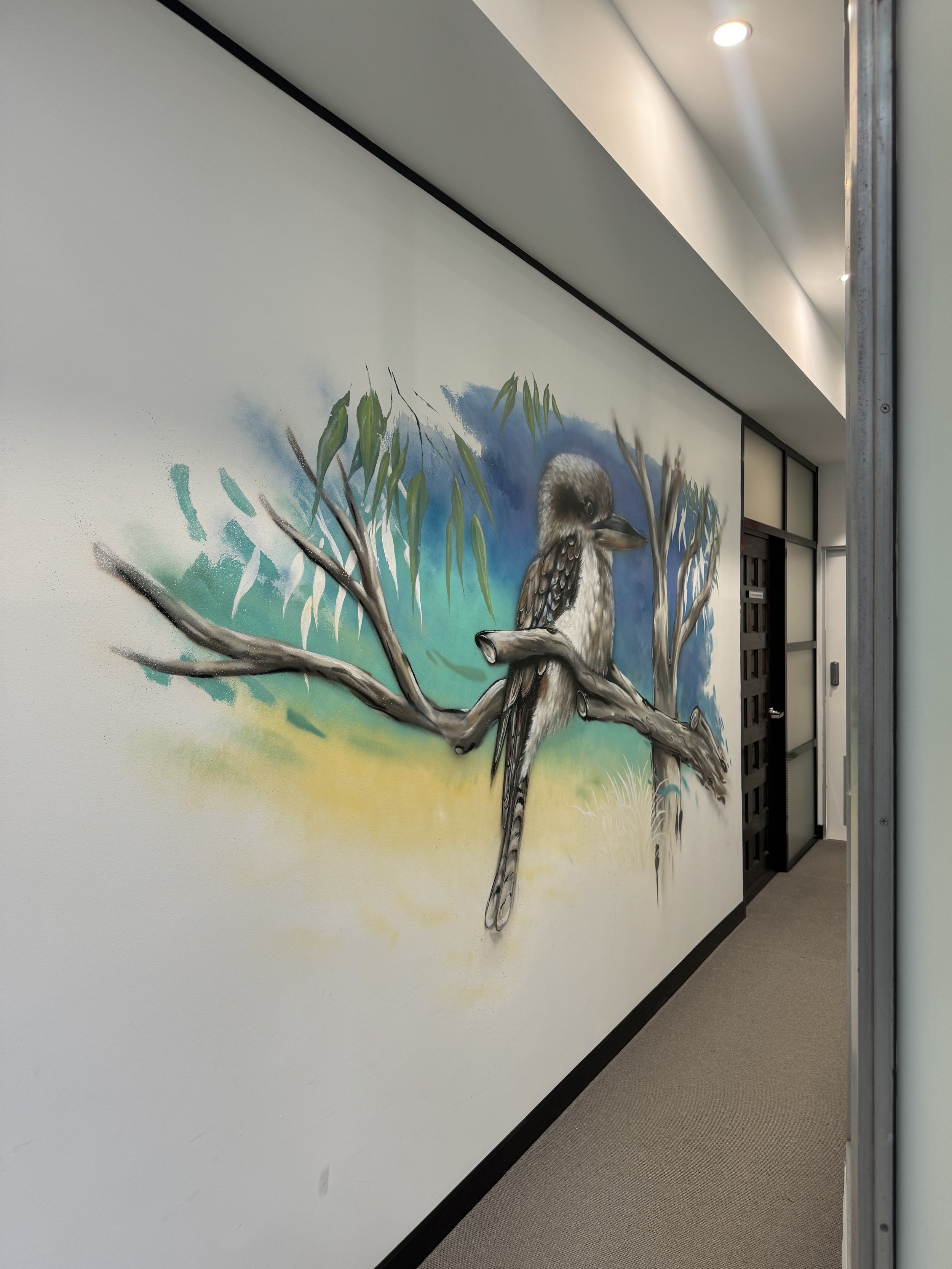 Tropical Kookaburra Mural