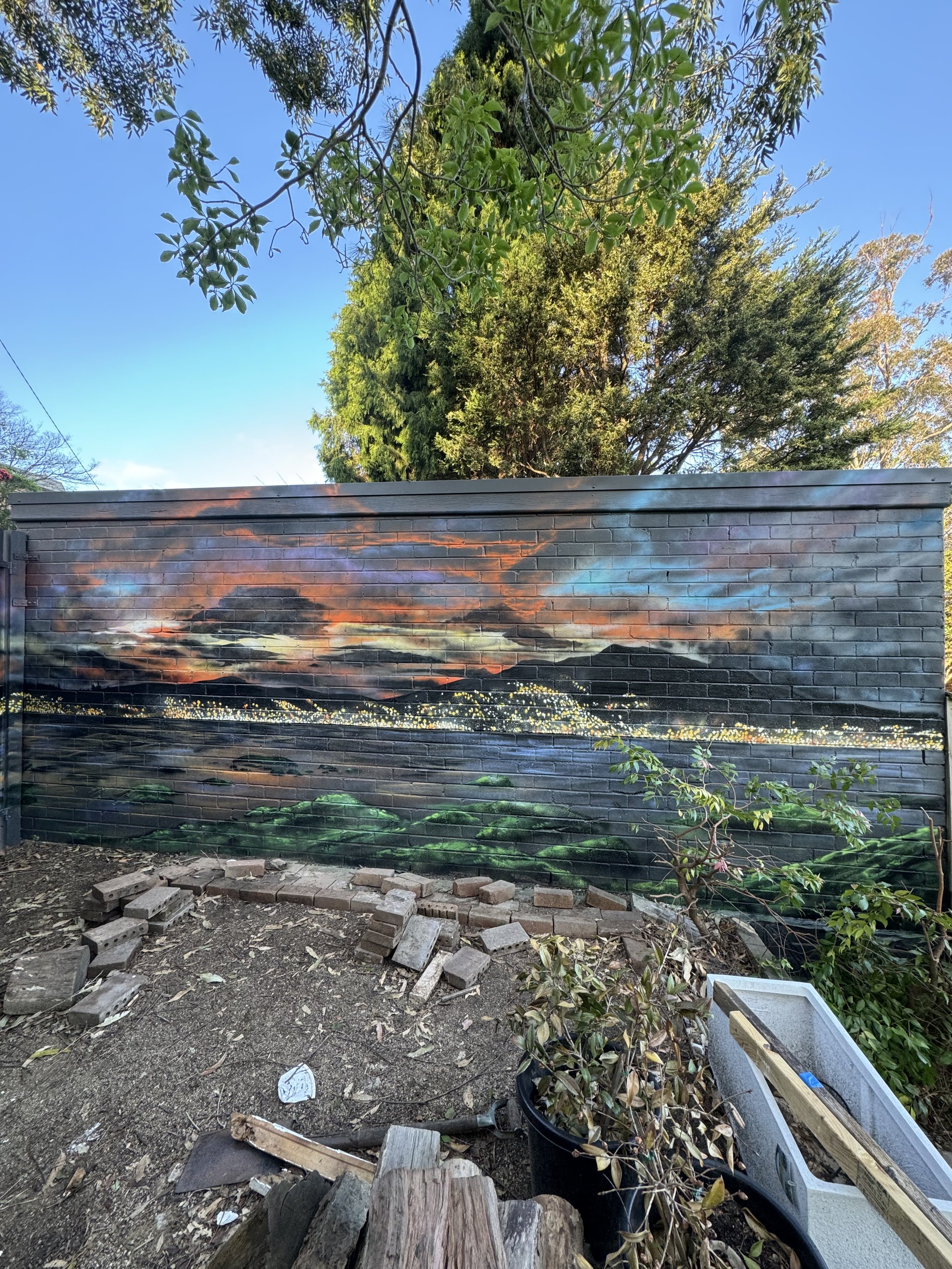 Sunset Mural Private Residence
