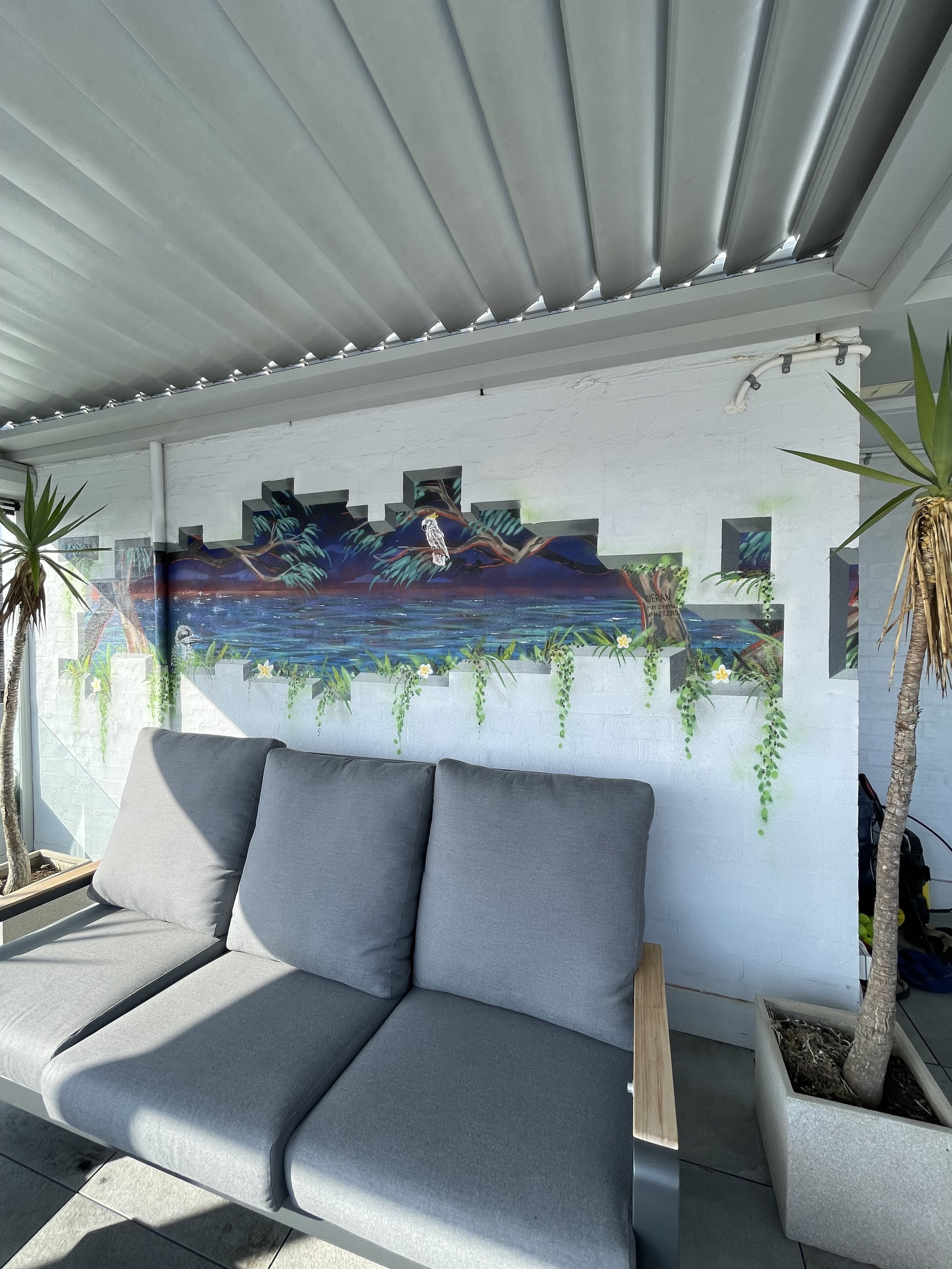 3D Broken wall Mural Private residence