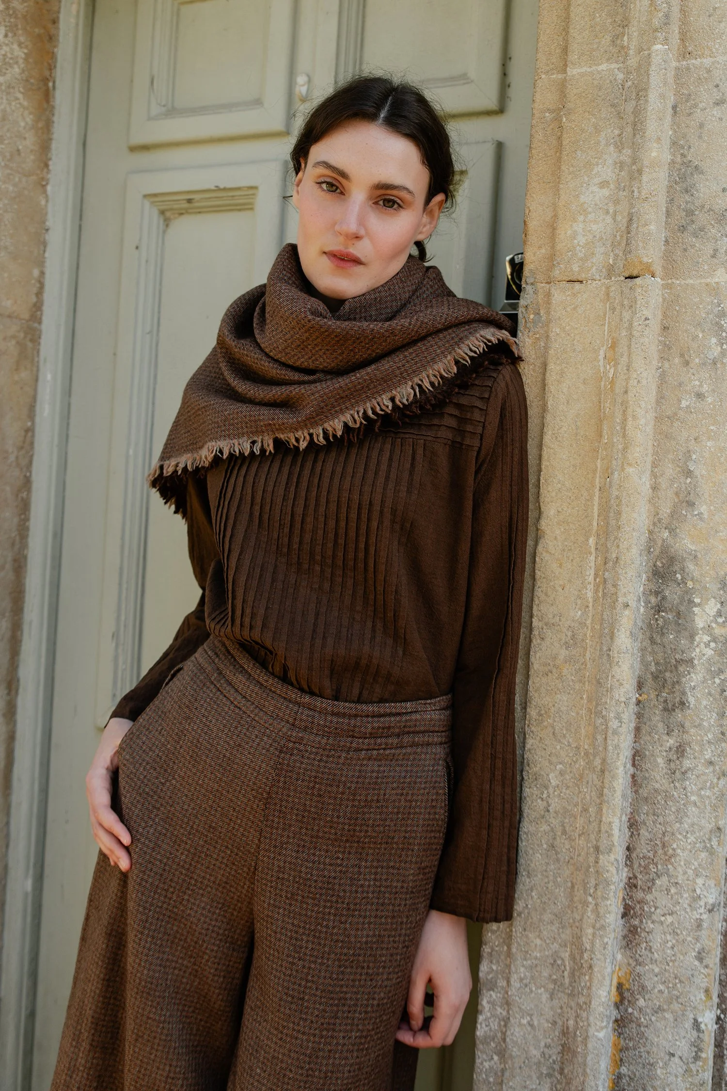 Cary-top-Magic-pants-check-scarf.jpg