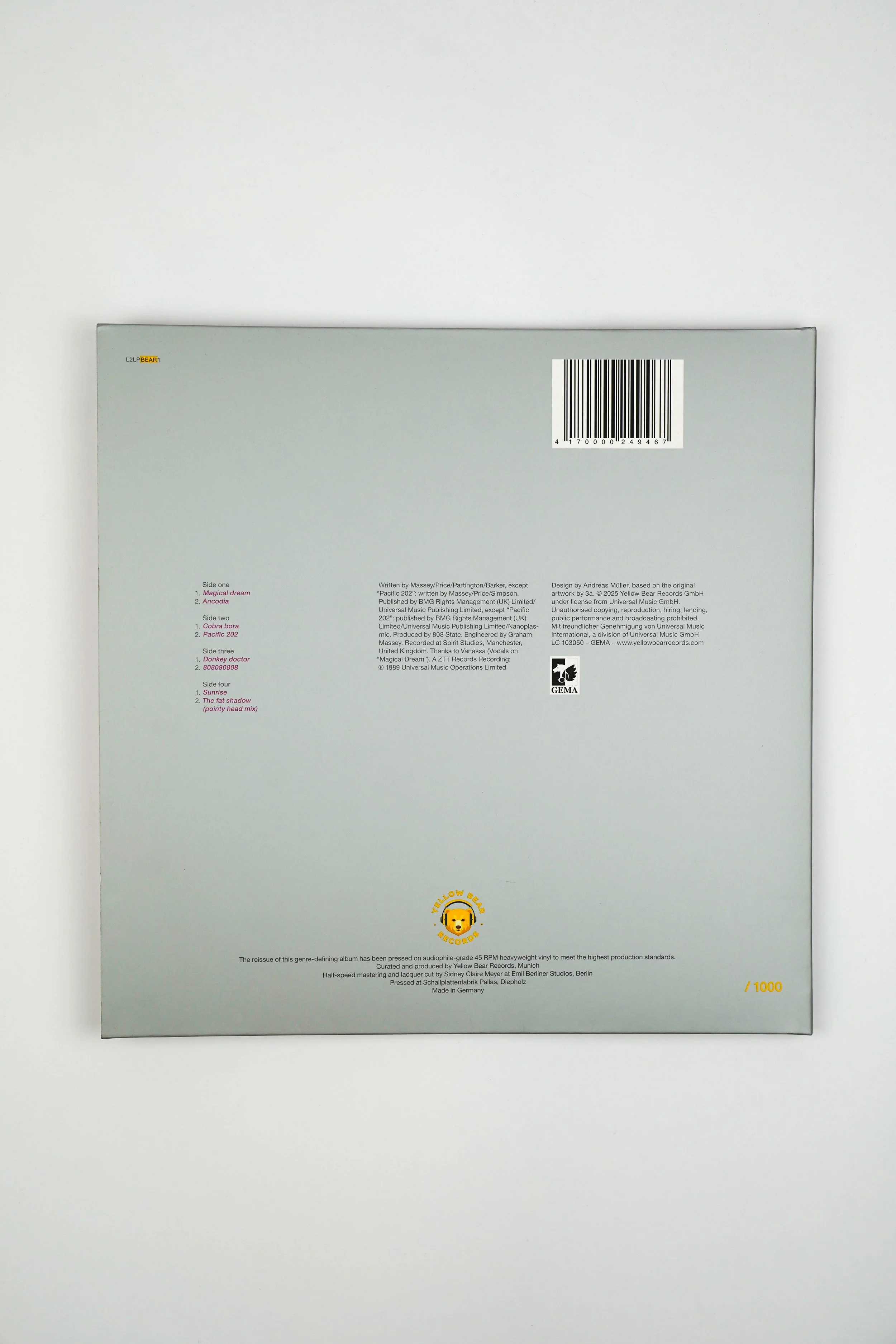 DISCOGRAPHY — 808 State