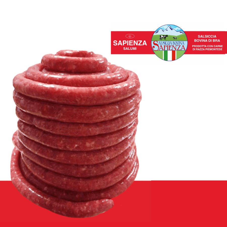 SALSICCIA BOVINA DI BRA: QUALITA' E TRADIZIONE PIEMONTESE