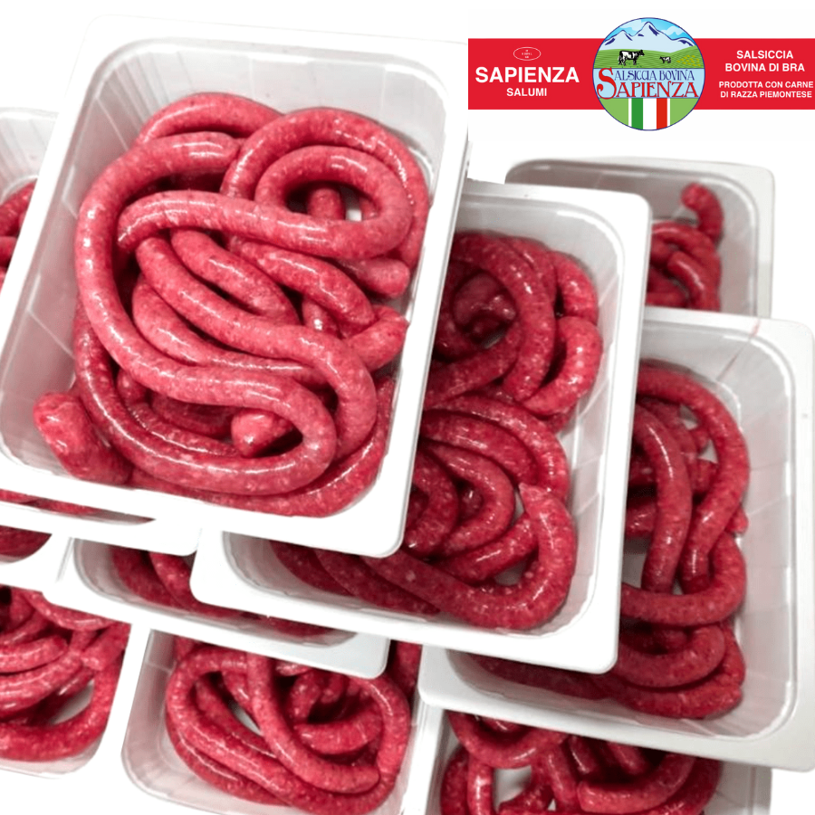 SALSICCIA BOVINA DI BRA: ECCELLENZA 100% ITALIANA E PIEMONTESE