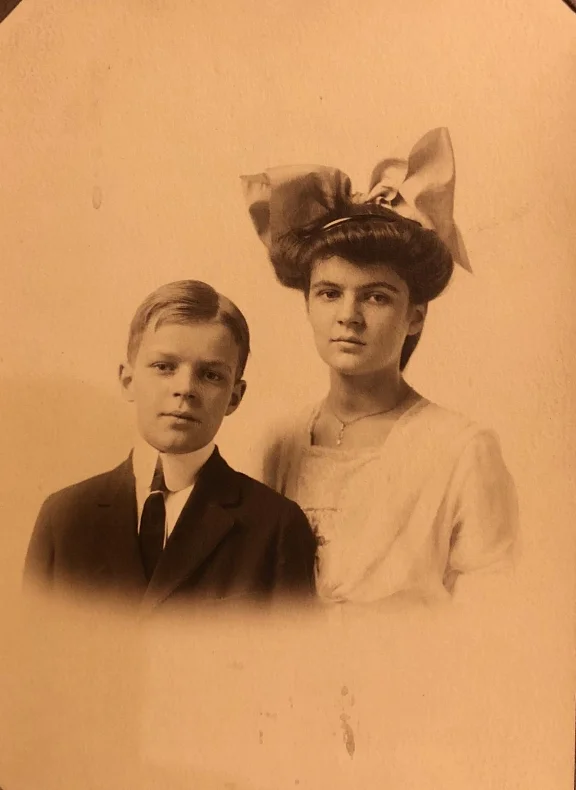 My grandfather, Bill Thompson, as a young boy.